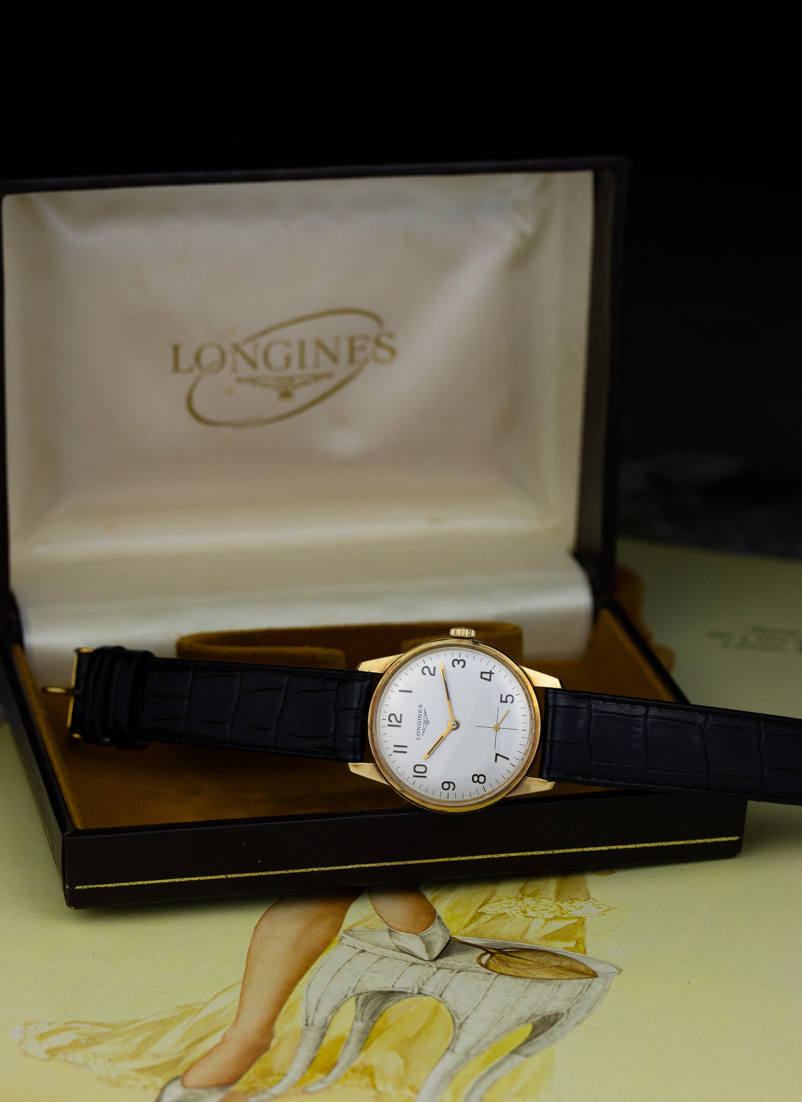 1974 9K Longines 79664 cal. 6922 Serviced Box