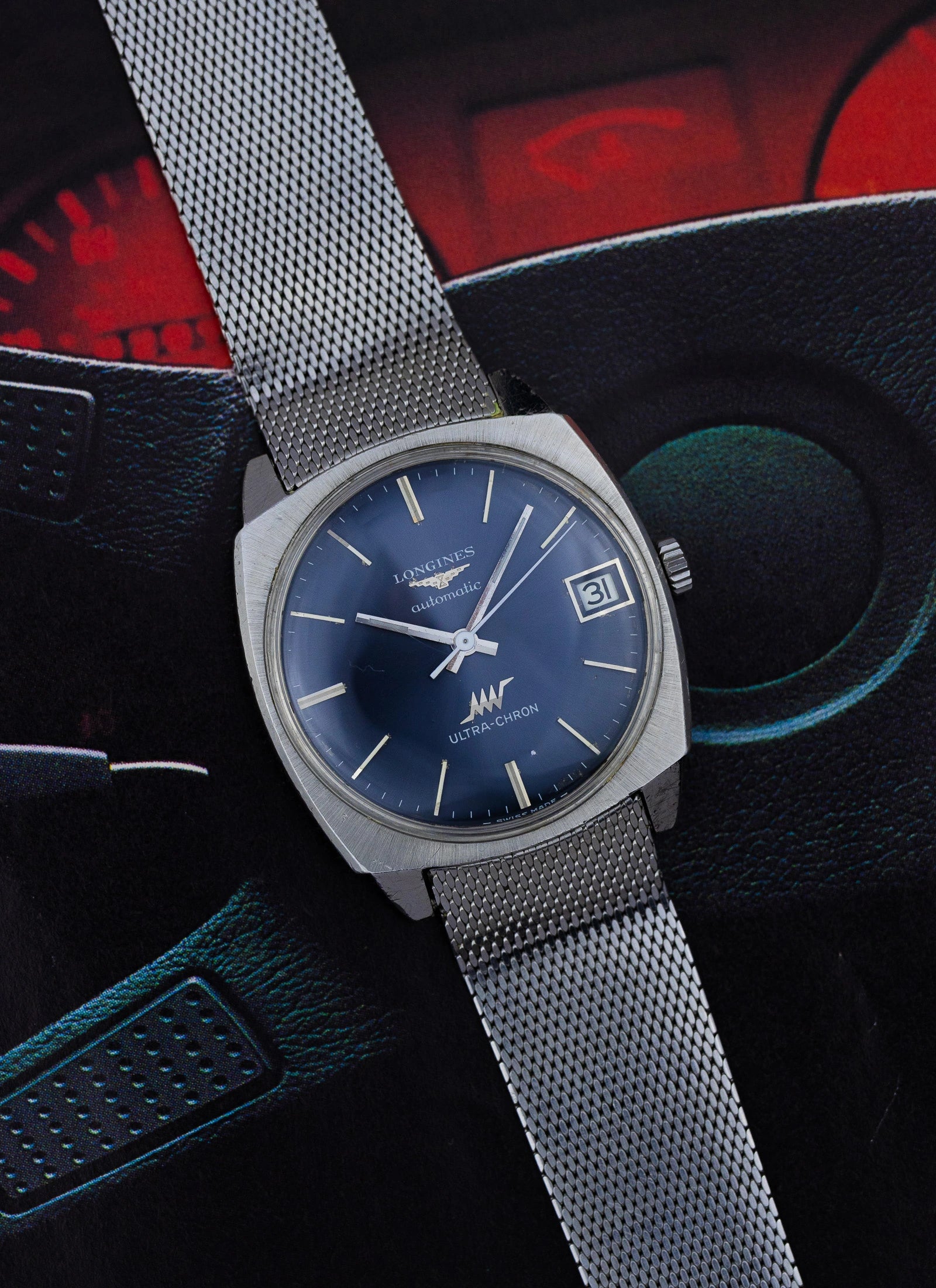 1974 Longines Ultra-Chron Navy Dial 7851 15 cal. 6651