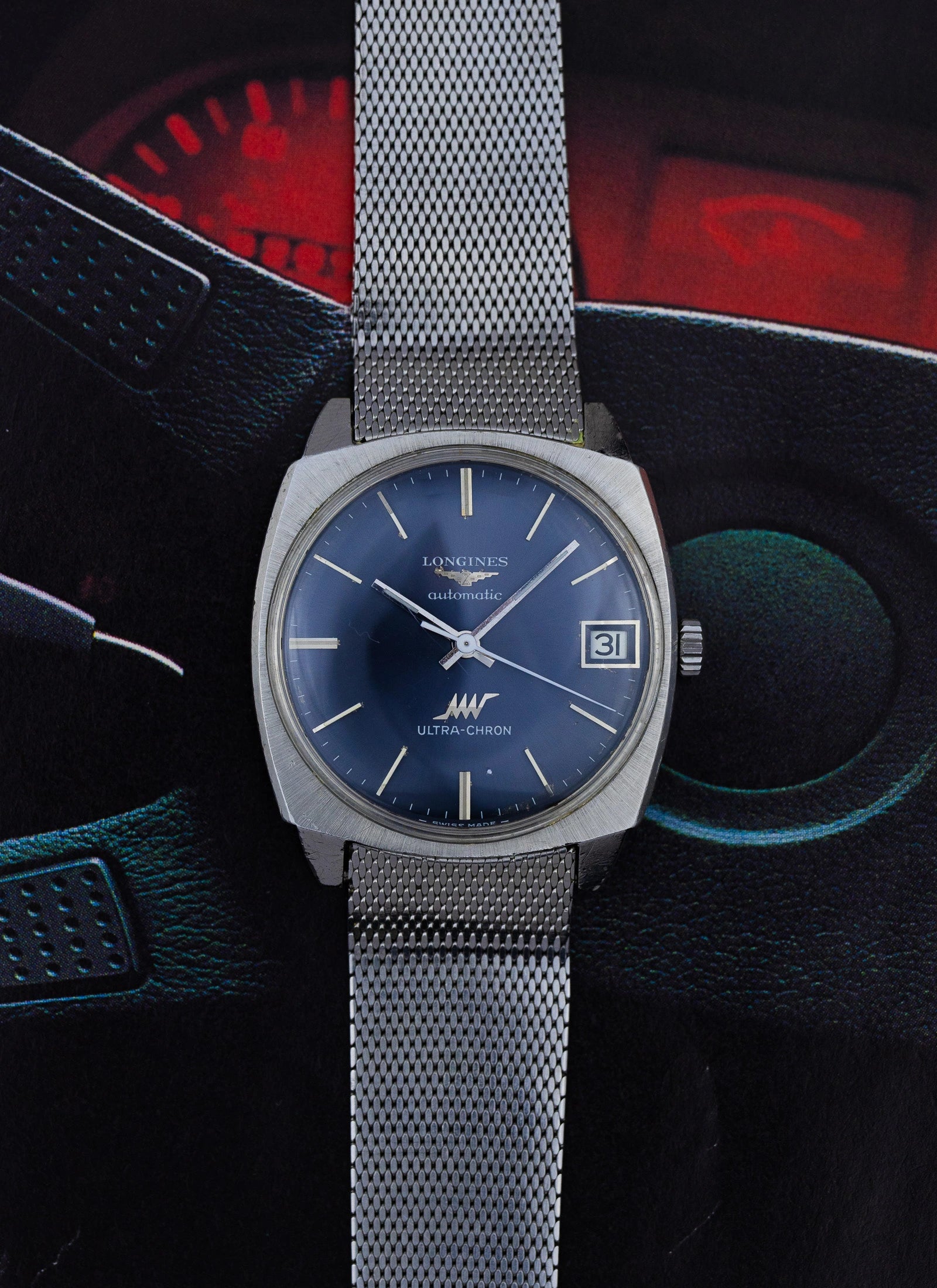 1974 Longines Ultra-Chron Navy Dial 7851 15 cal. 6651