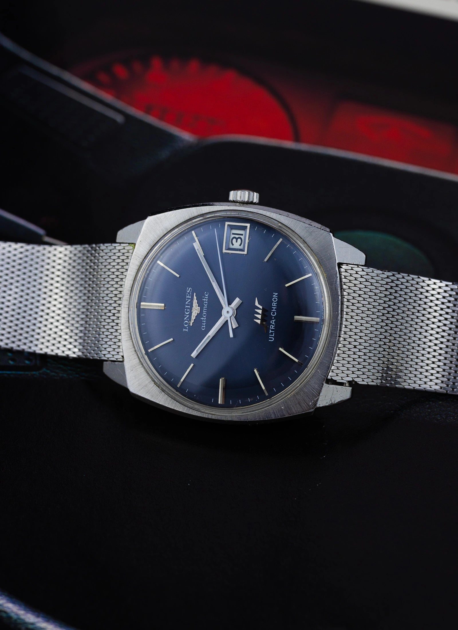 1974 Longines Ultra-Chron Navy Dial 7851 15 cal. 6651