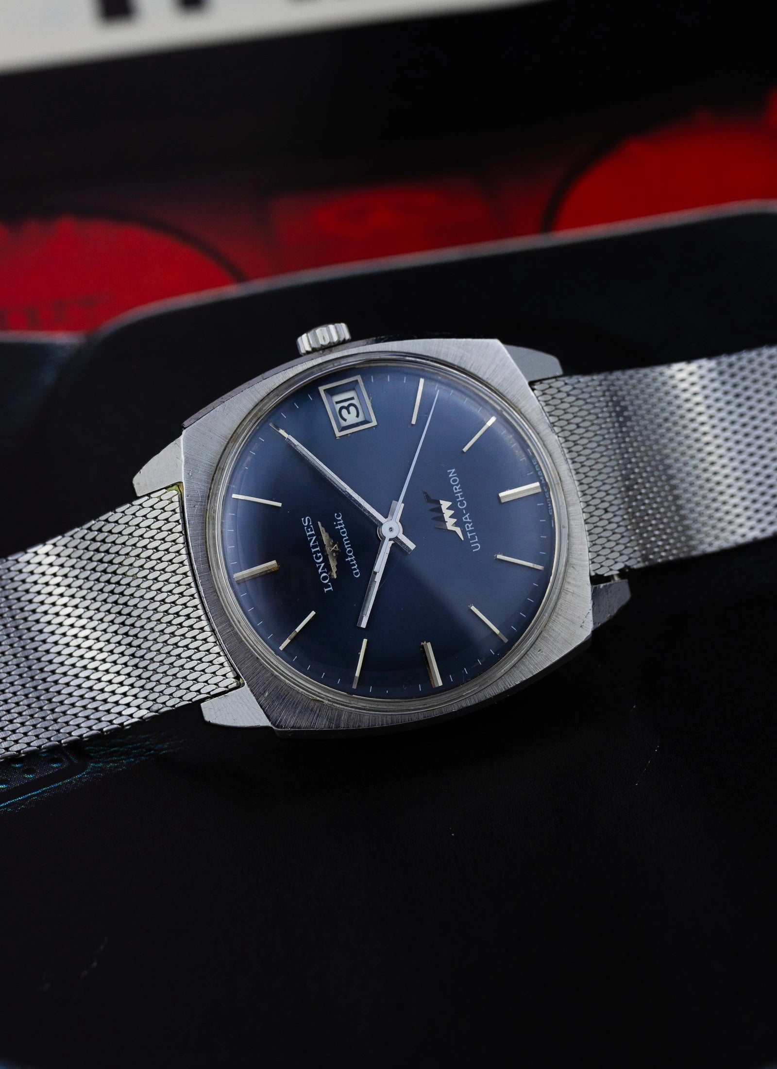 1974 Longines Ultra-Chron Navy Dial 7851 15 cal. 6651