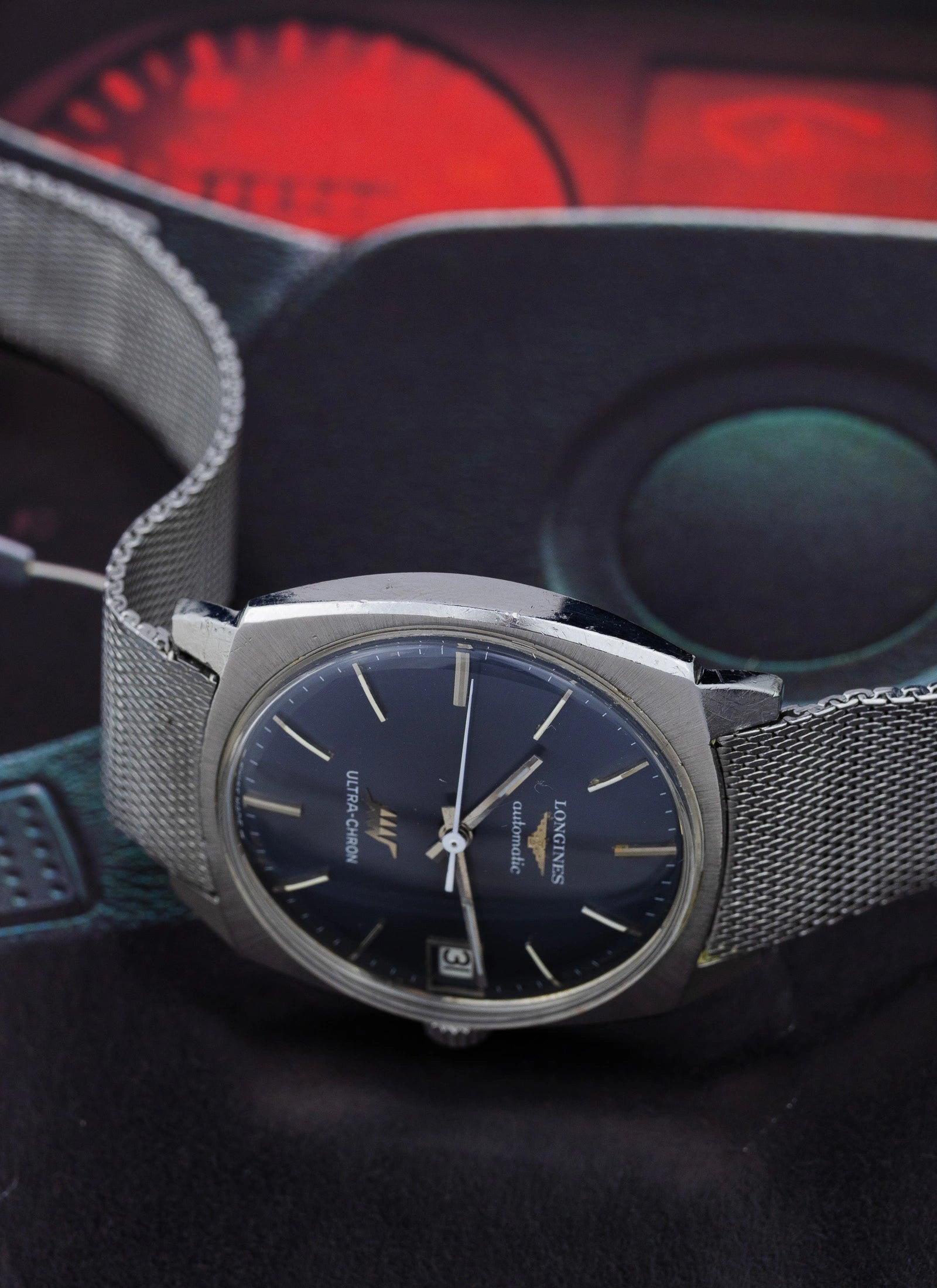 1974 Longines Ultra-Chron Navy Dial 7851 15 cal. 6651