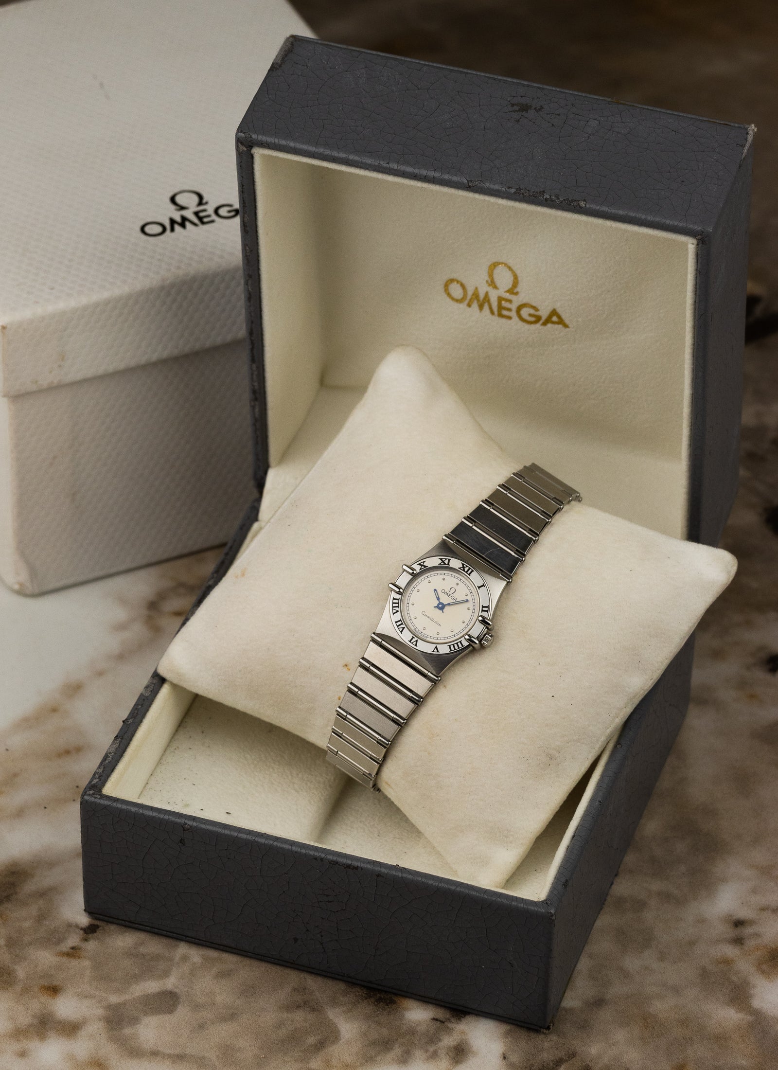 1991 Lady Omega Constellation Manhattan 795.1080.1 cal. 1455 Full Set