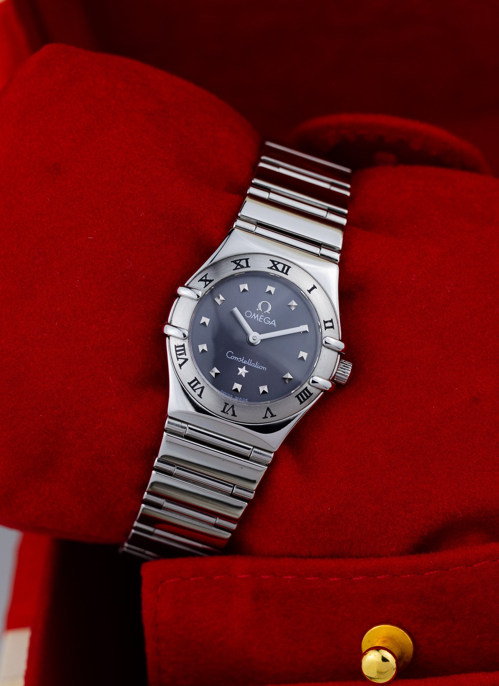 2010s Lady Omega Constellation My Choice Gray Dial 795.1243 cal. 1456 Box