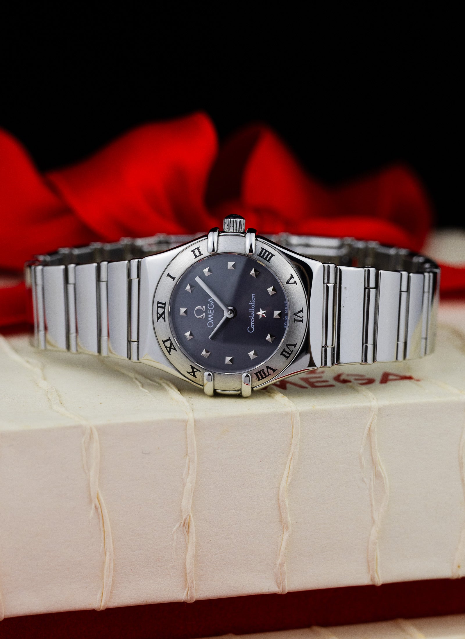 2010s Lady Omega Constellation My Choice Gray Dial 795.1243 cal. 1456 Box