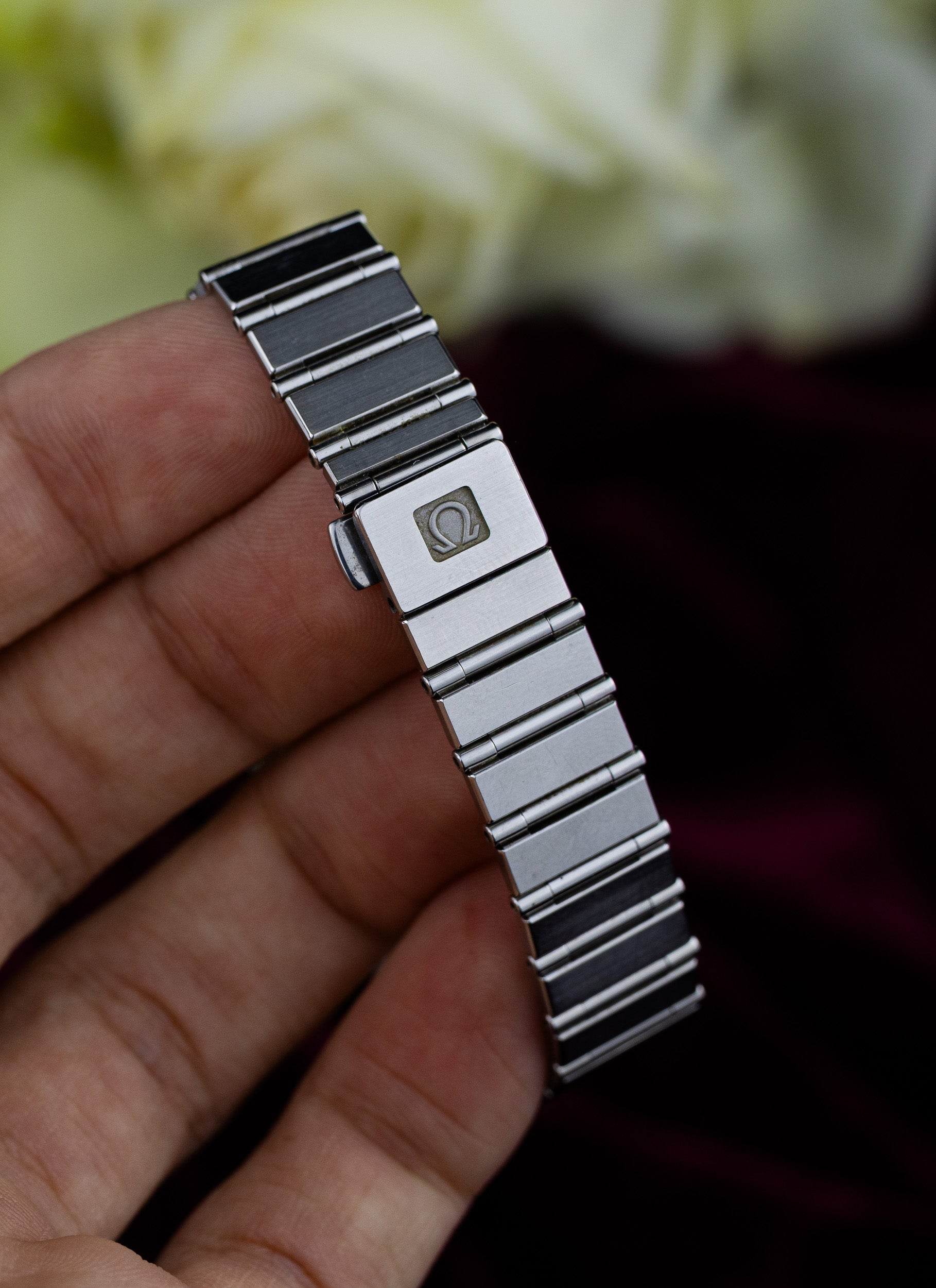 1980s Lady Omega Constellation Black Dial 796.1080