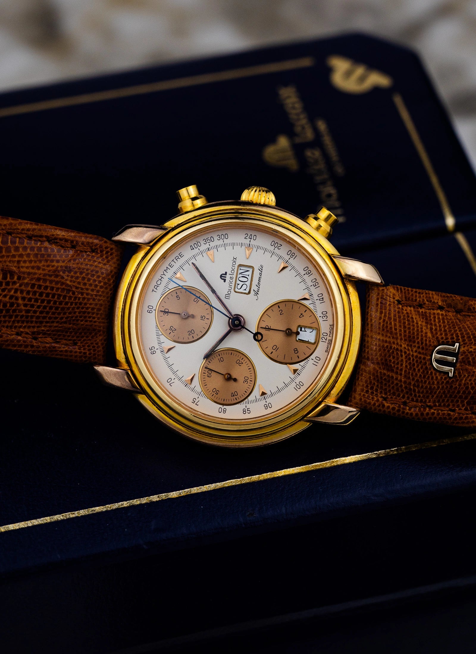 1991 Maurice Lacroix Chronograph Ref. 39353 Cal. 7750