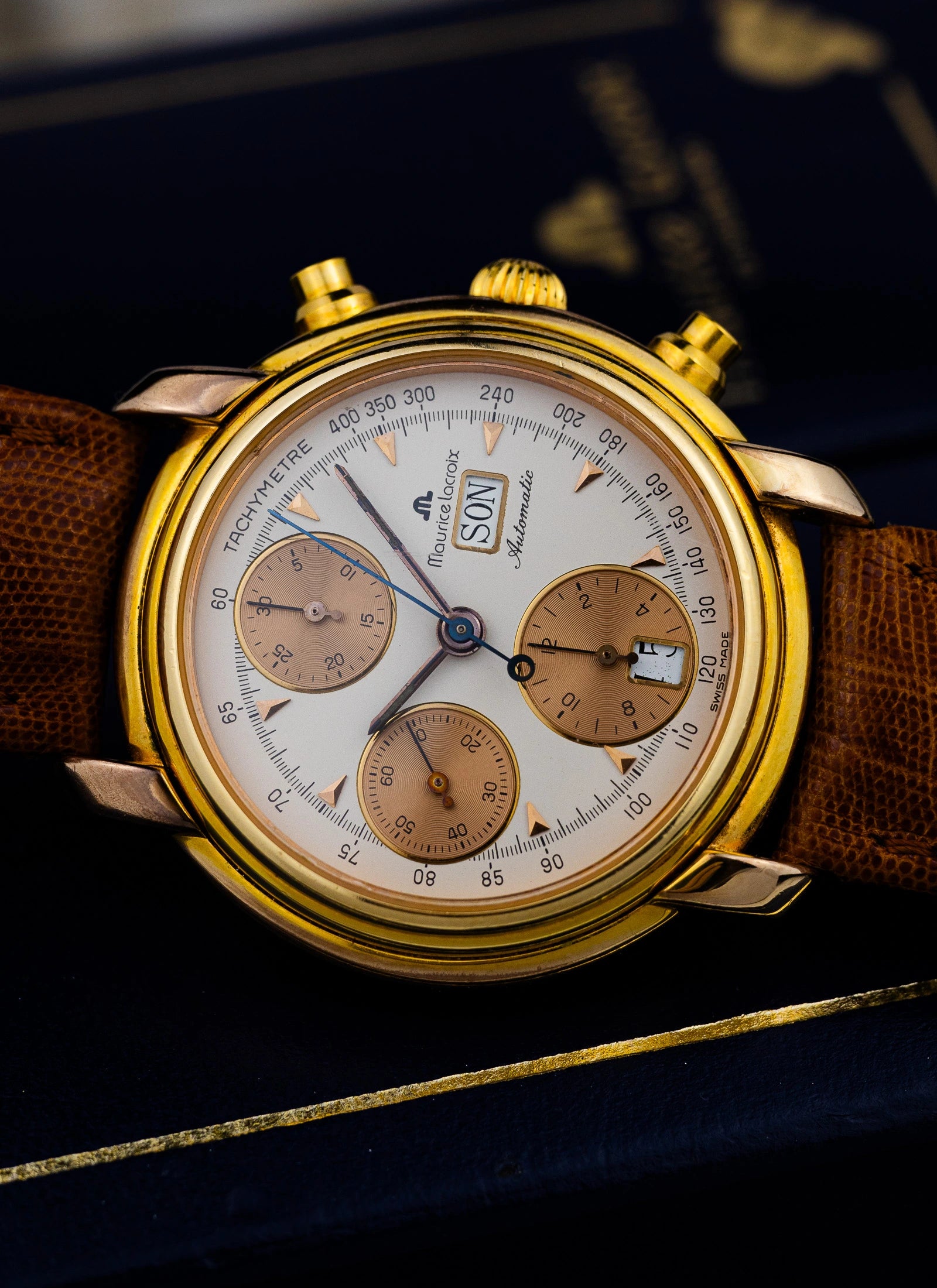 1991 Maurice Lacroix Chronograph Ref. 39353 Cal. 7750