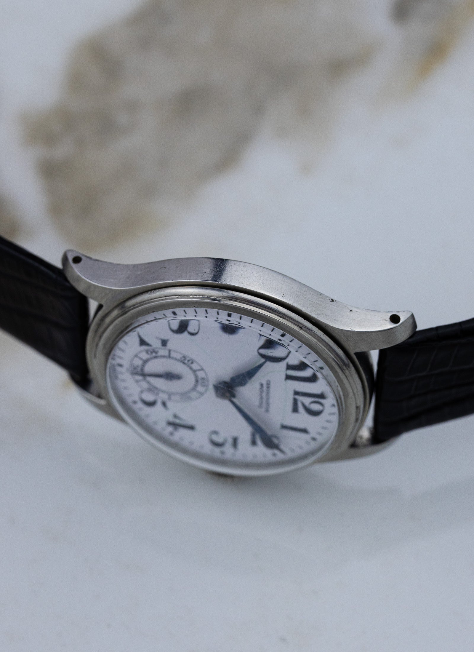 1940s Movado Chronometre Blued Hands