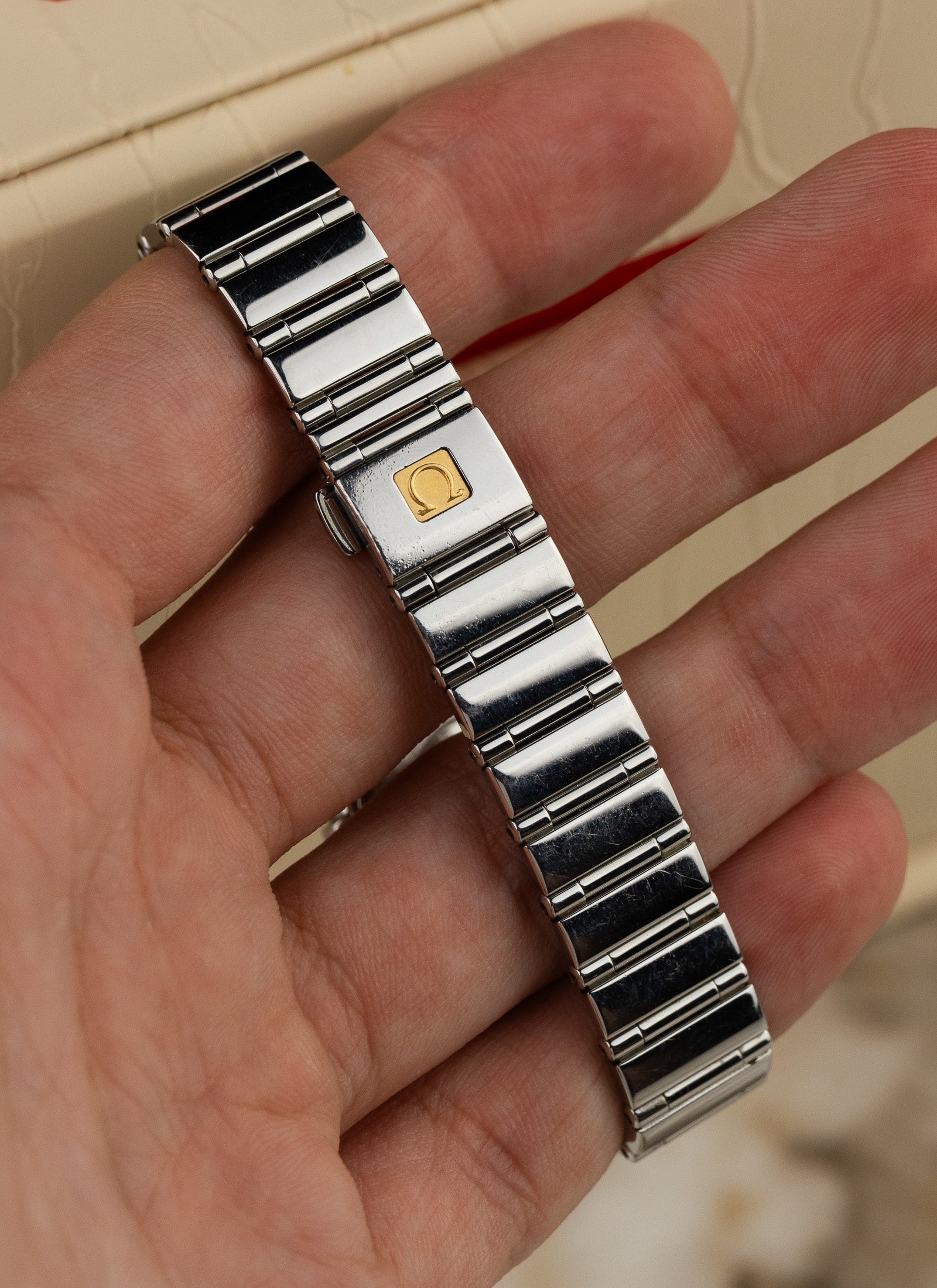 1998 Lady Omega Constellation My Choice Diamonds Bezel 1465.71.0 Box