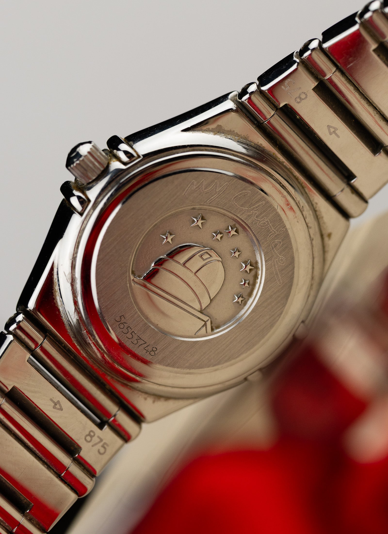 1998 Lady Omega Constellation My Choice Diamonds Bezel 1465.71.0 Box