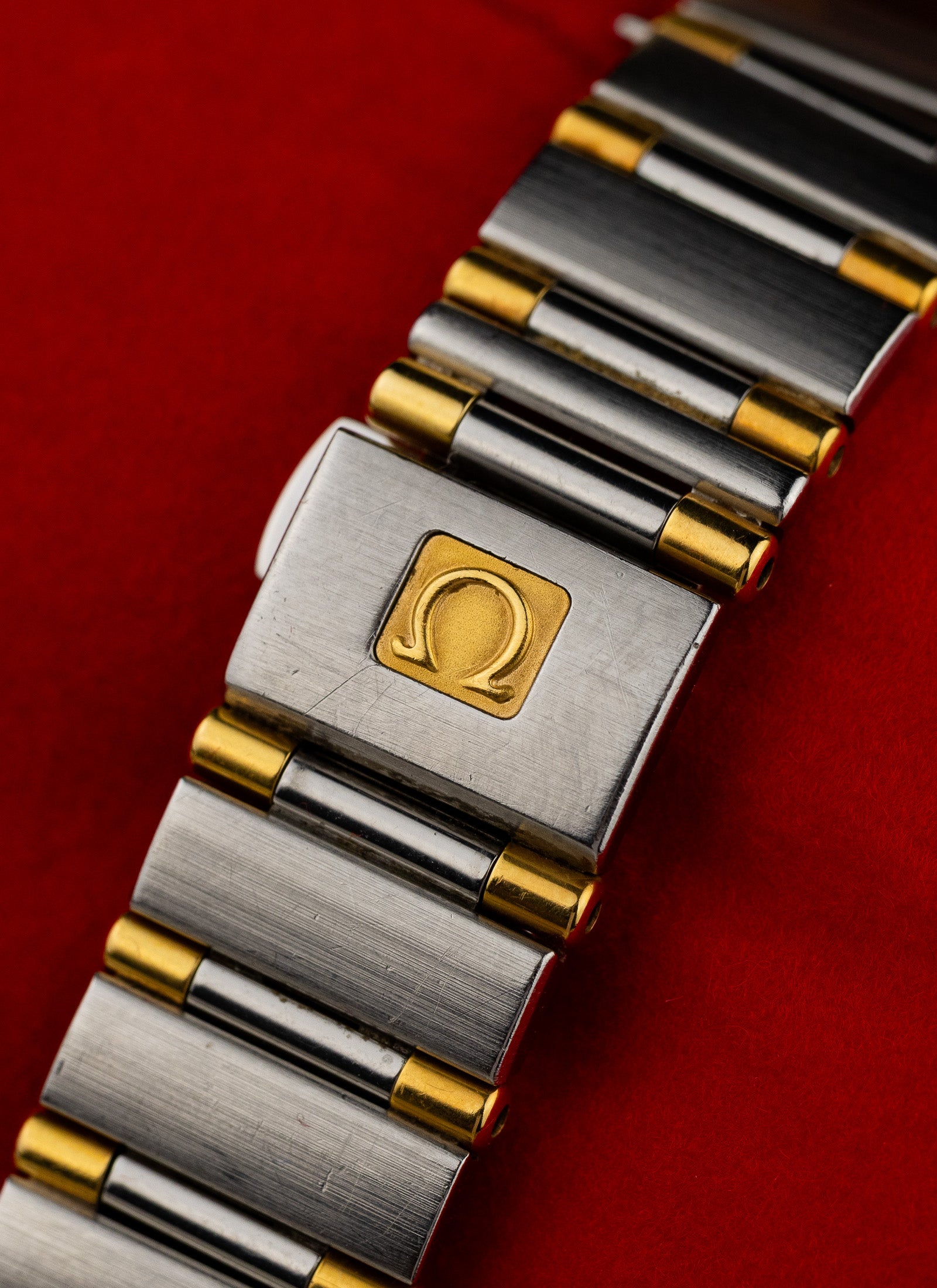 1998 Lady Omega Constellation Bicolor MOP Dial 1362.70 Full Set