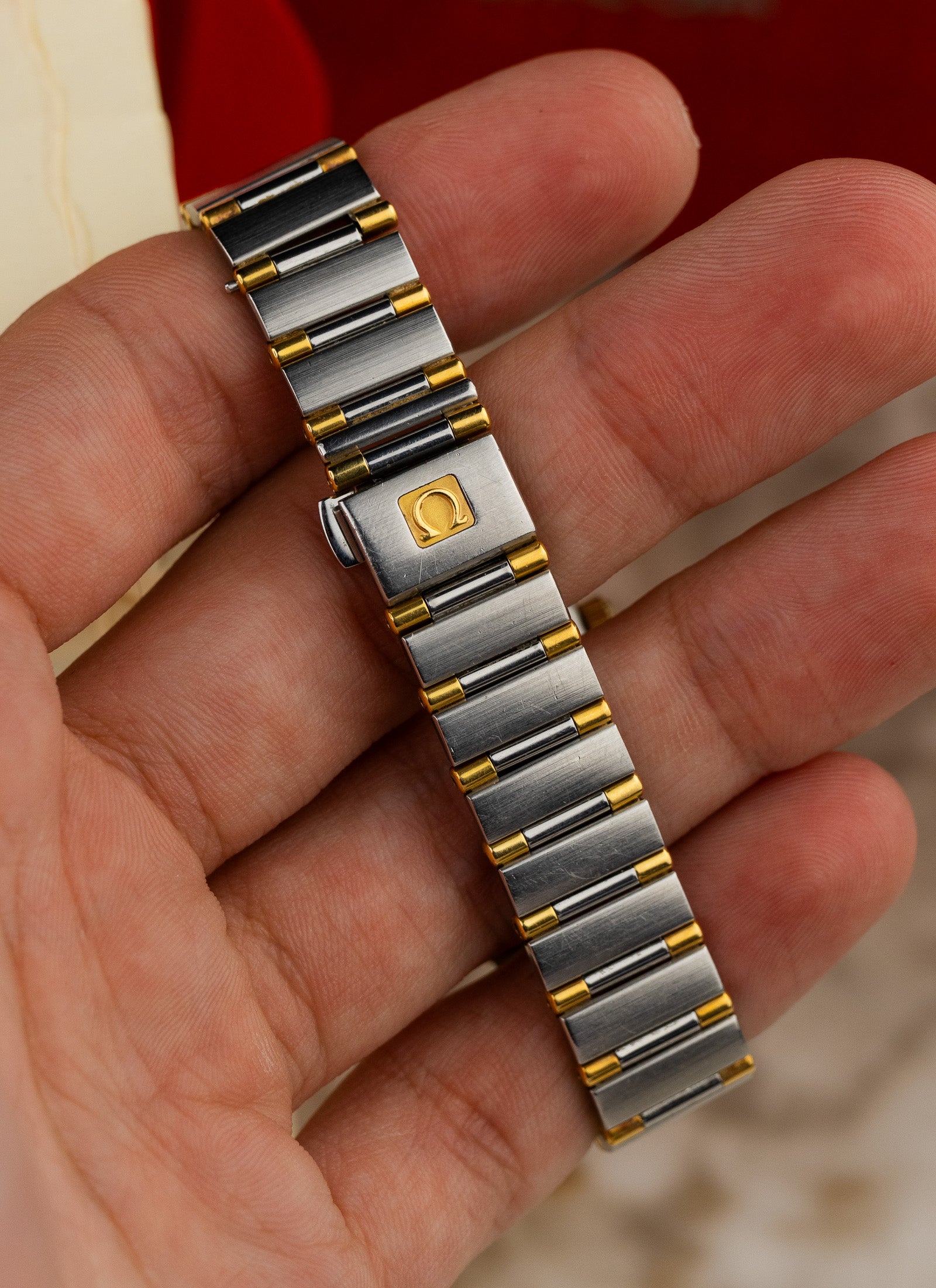 1998 Lady Omega Constellation Bicolor MOP Dial 1362.70 Full Set