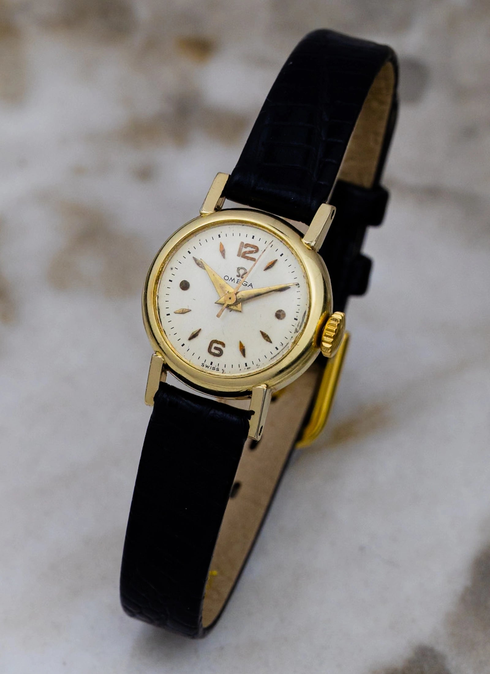 1952 Lady Omega 5227 cal. 252 14K Gold Filled Serviced
