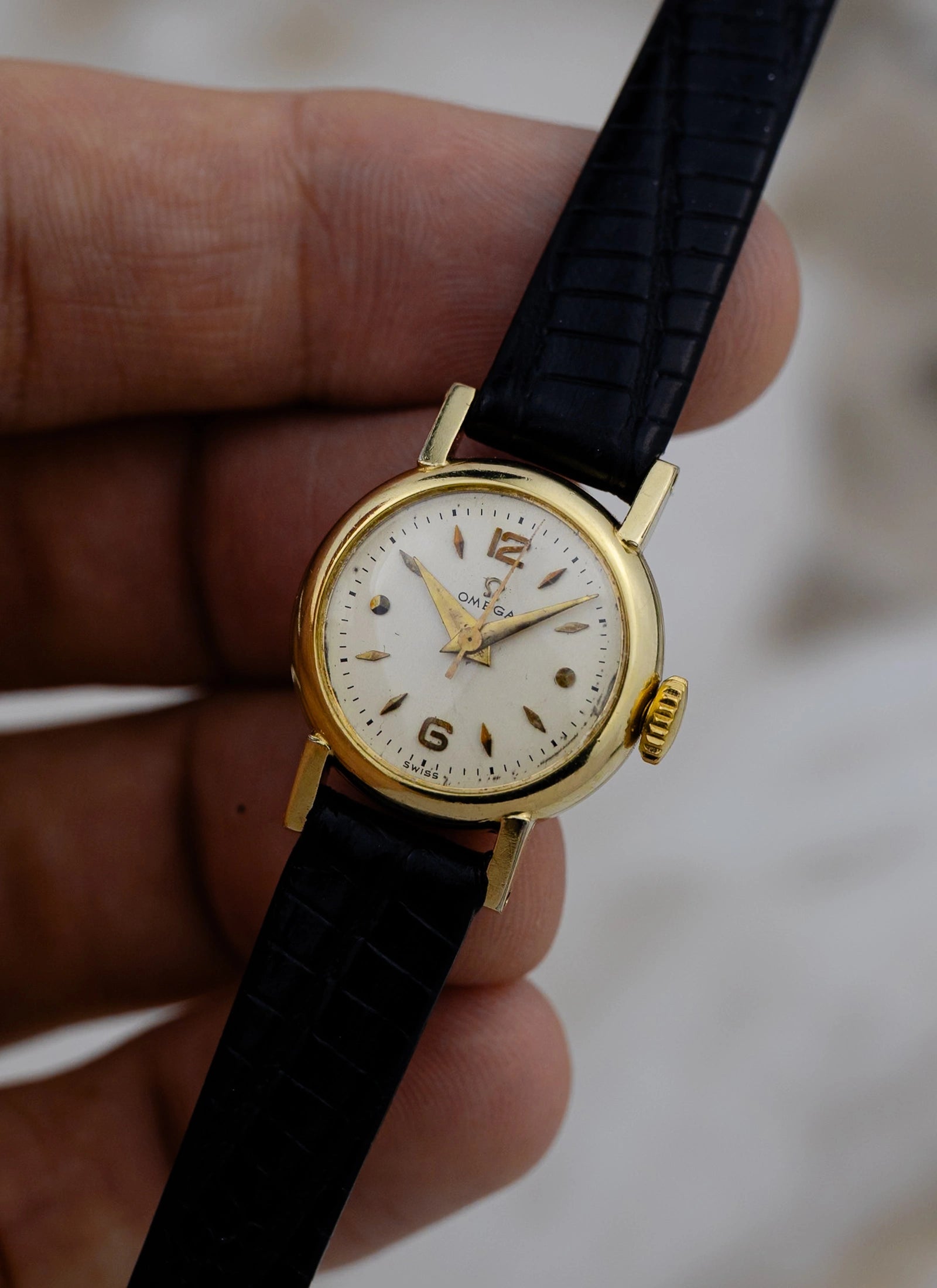1952 Lady Omega 5227 cal. 252 14K Gold Filled Serviced