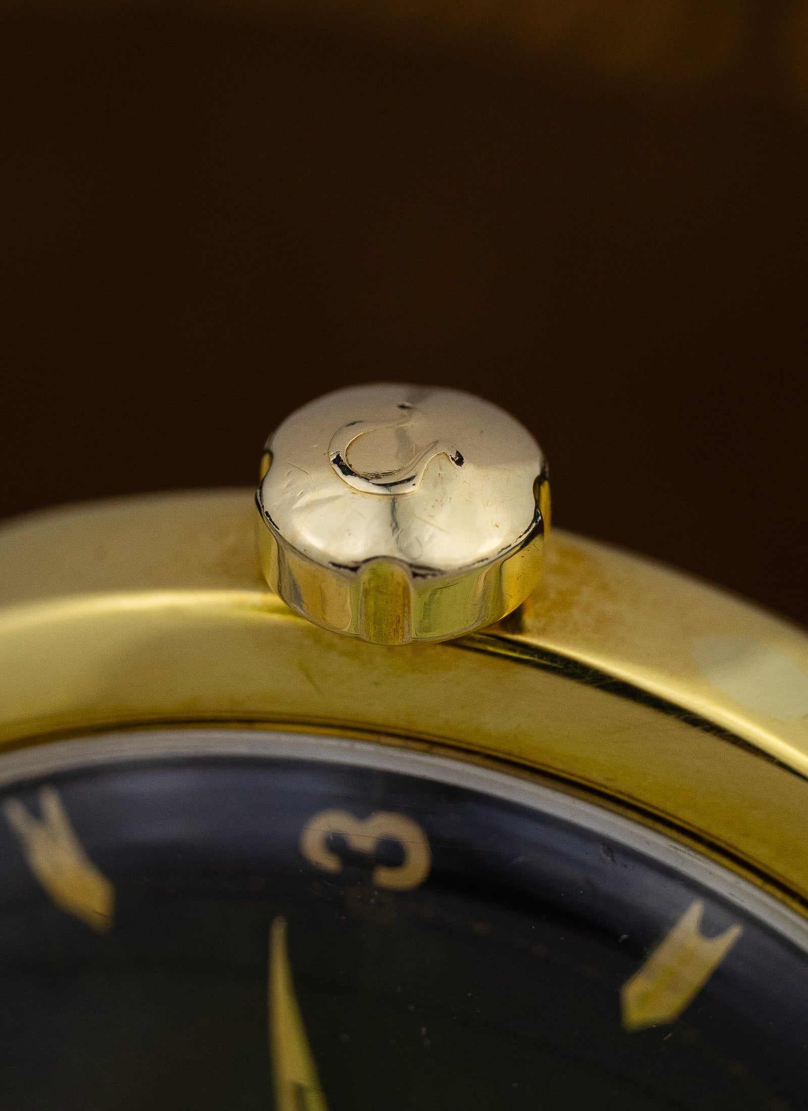 1954 18K Omega Seamaster Chronometre Black Honeycomb 2577-2520 Full Set