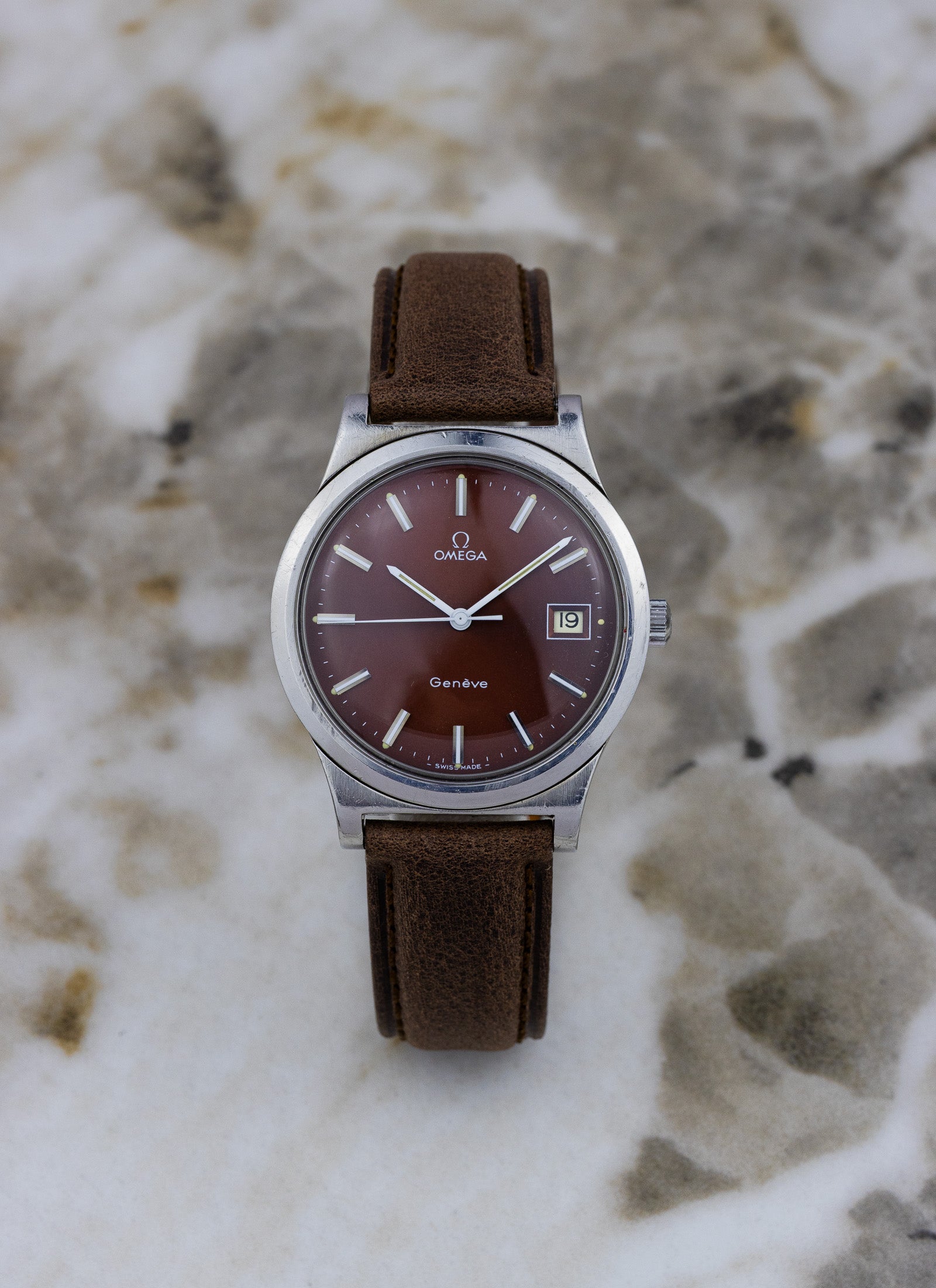 1975 Omega Geneve Bordeaux Dial 136.0102 cal. 1030 OPIS*