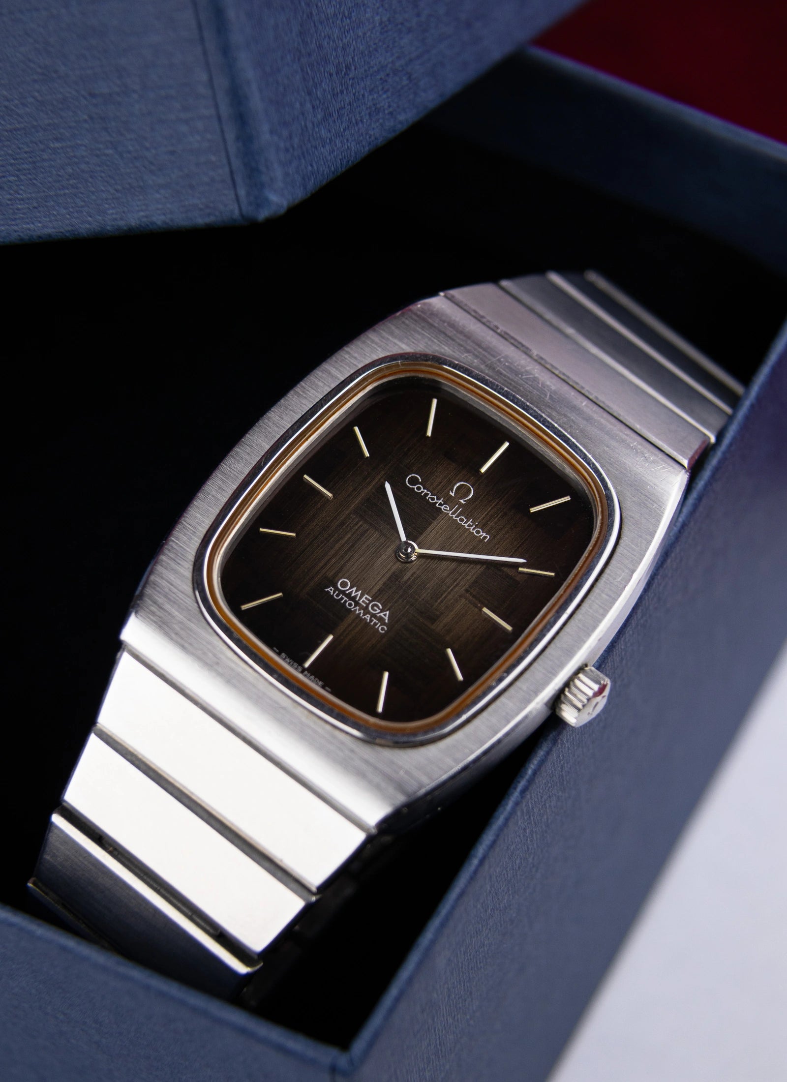 1974 Omega Constellation 155.022 cal. 711 Brown Mosaic Dial