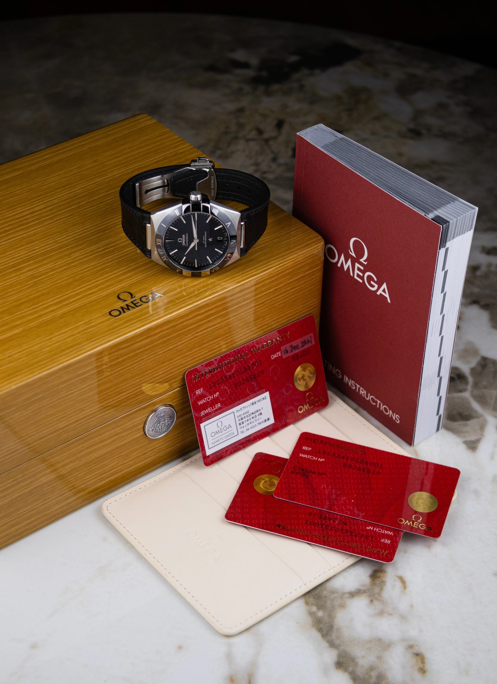 2021 Omega Constellation Co-Axial 131.33.41.21.01.001 Full Set