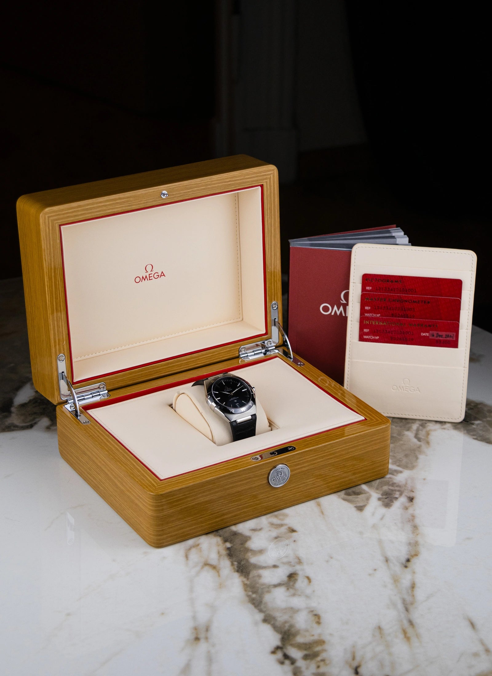 2021 Omega Constellation Co-Axial 131.33.41.21.01.001 Full Set