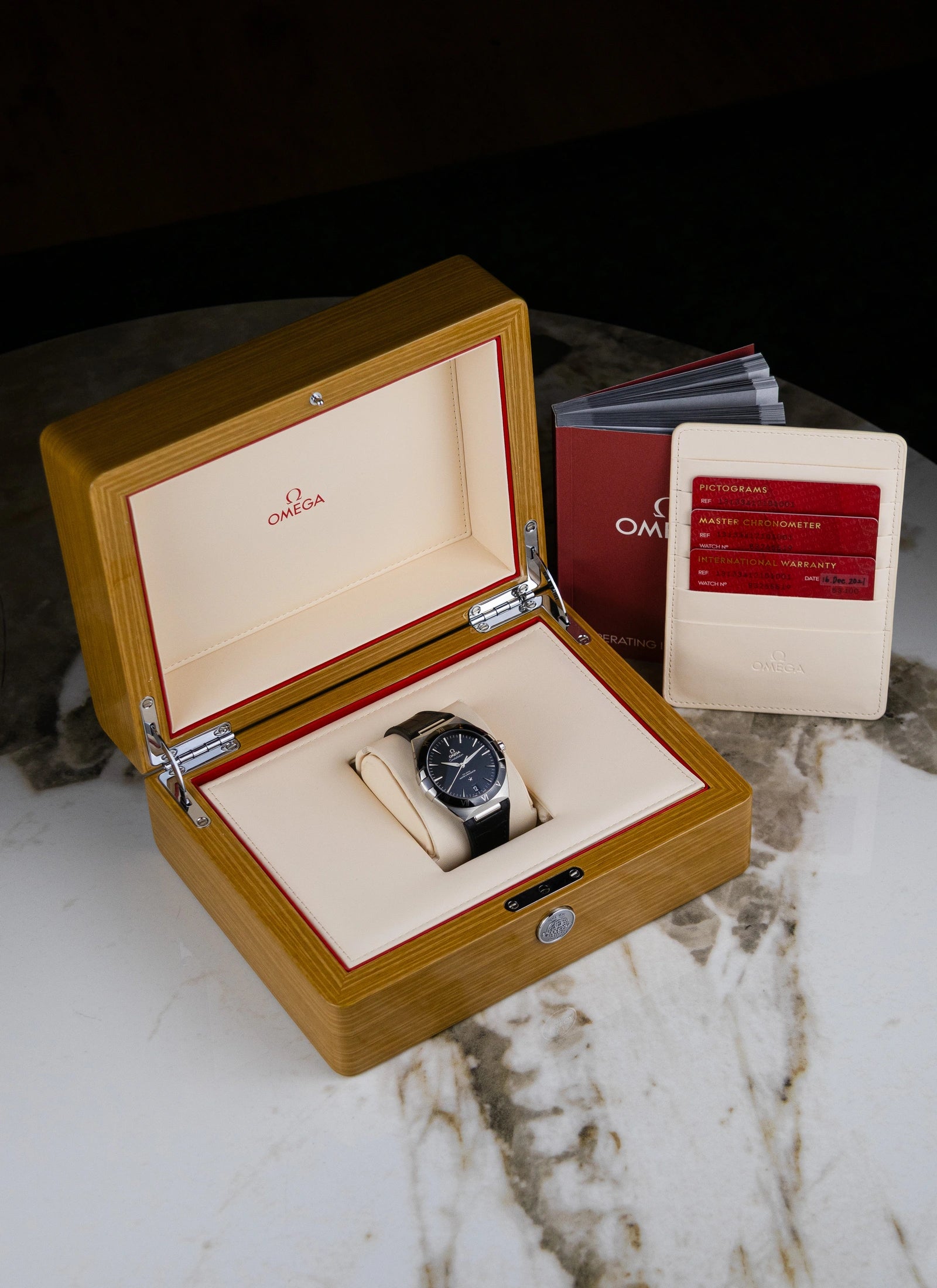 2021 Omega Constellation Co-Axial 131.33.41.21.01.001 Full Set