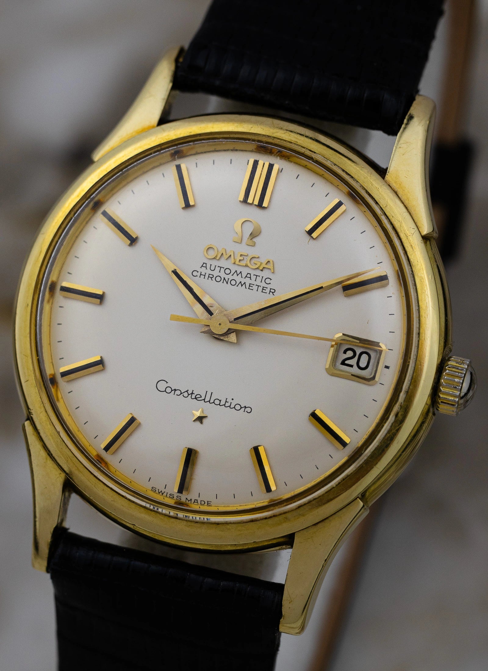 1959 14K Omega Constellation Date 14393 cal. 561 Serviced