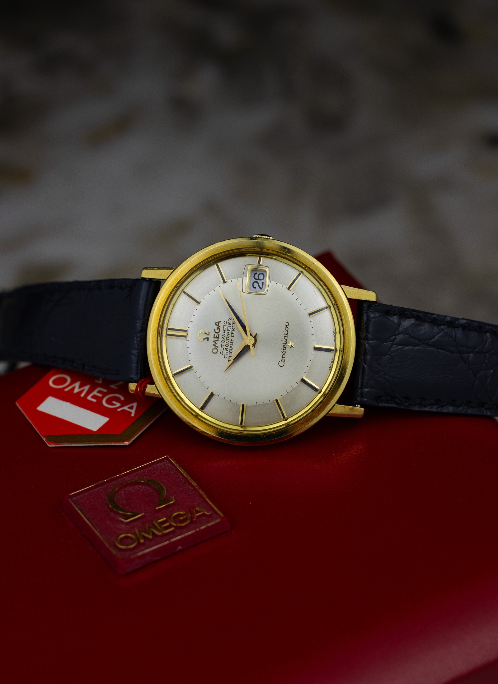 1966 18K Omega Constellation Pie Pan 168.004 cal. 561 Full Set