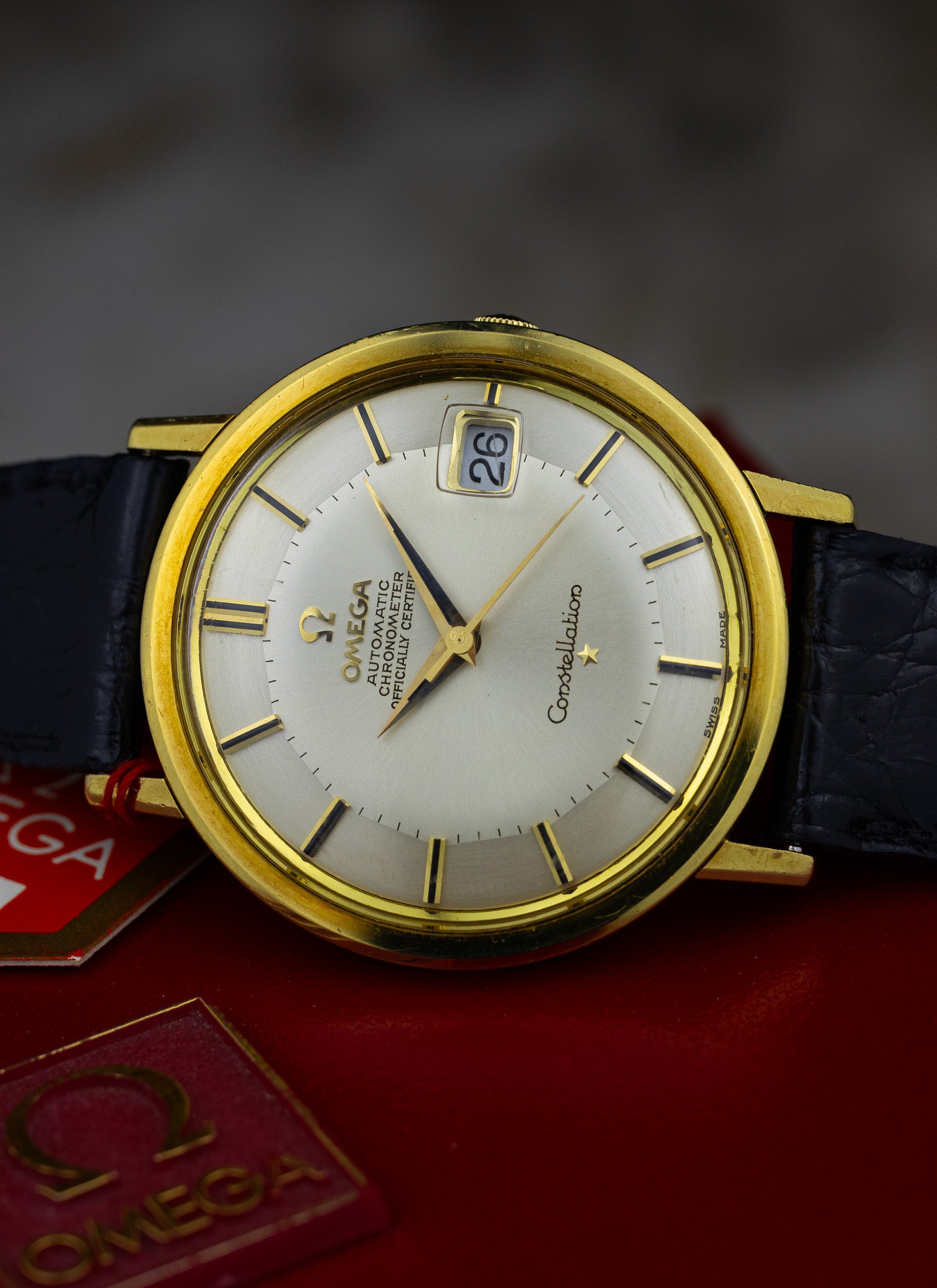 1966 18K Omega Constellation Pie Pan 168.004 cal. 561 Full Set