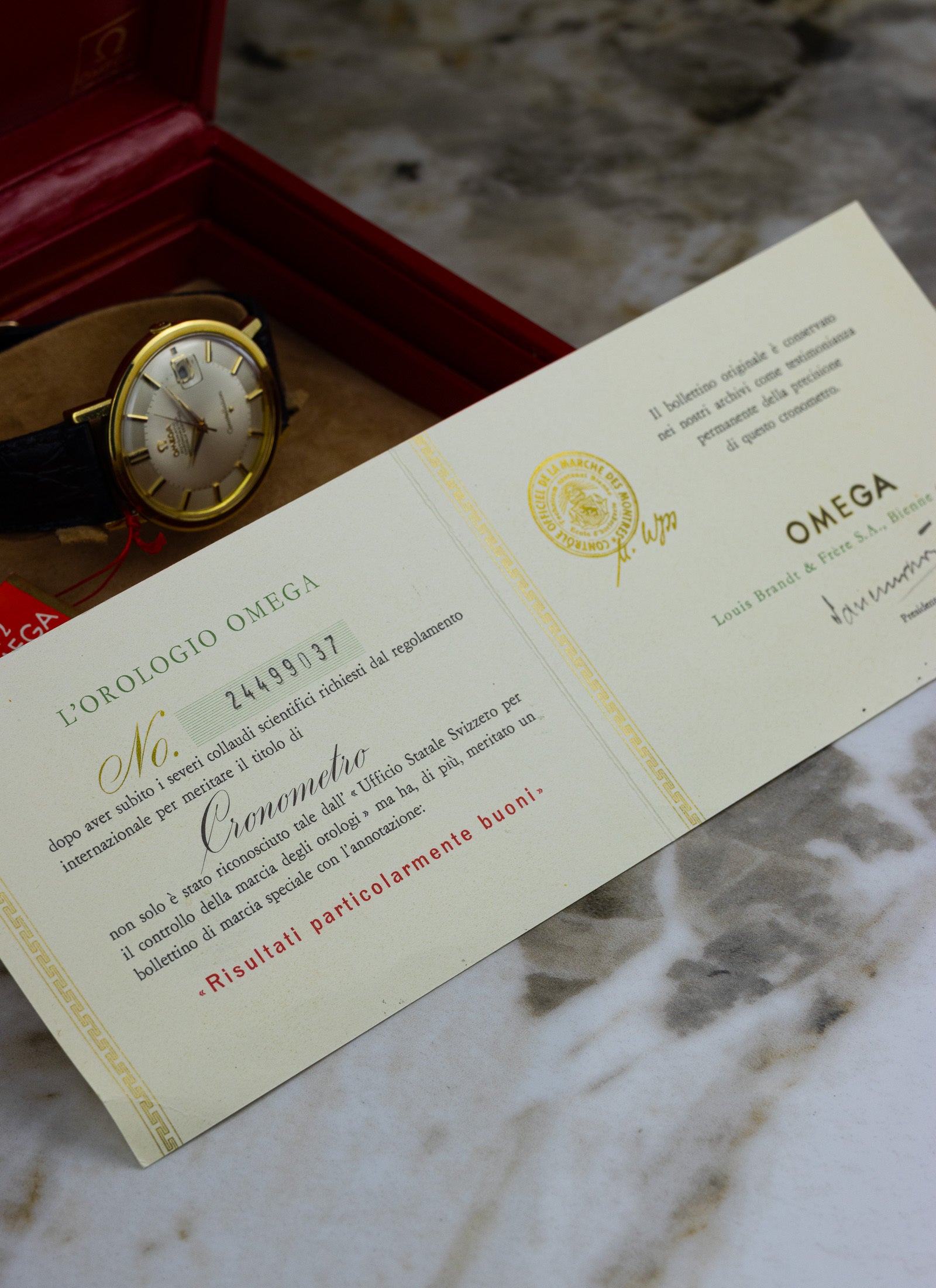 1966 18K Omega Constellation Pie Pan 168.004 cal. 561 Full Set