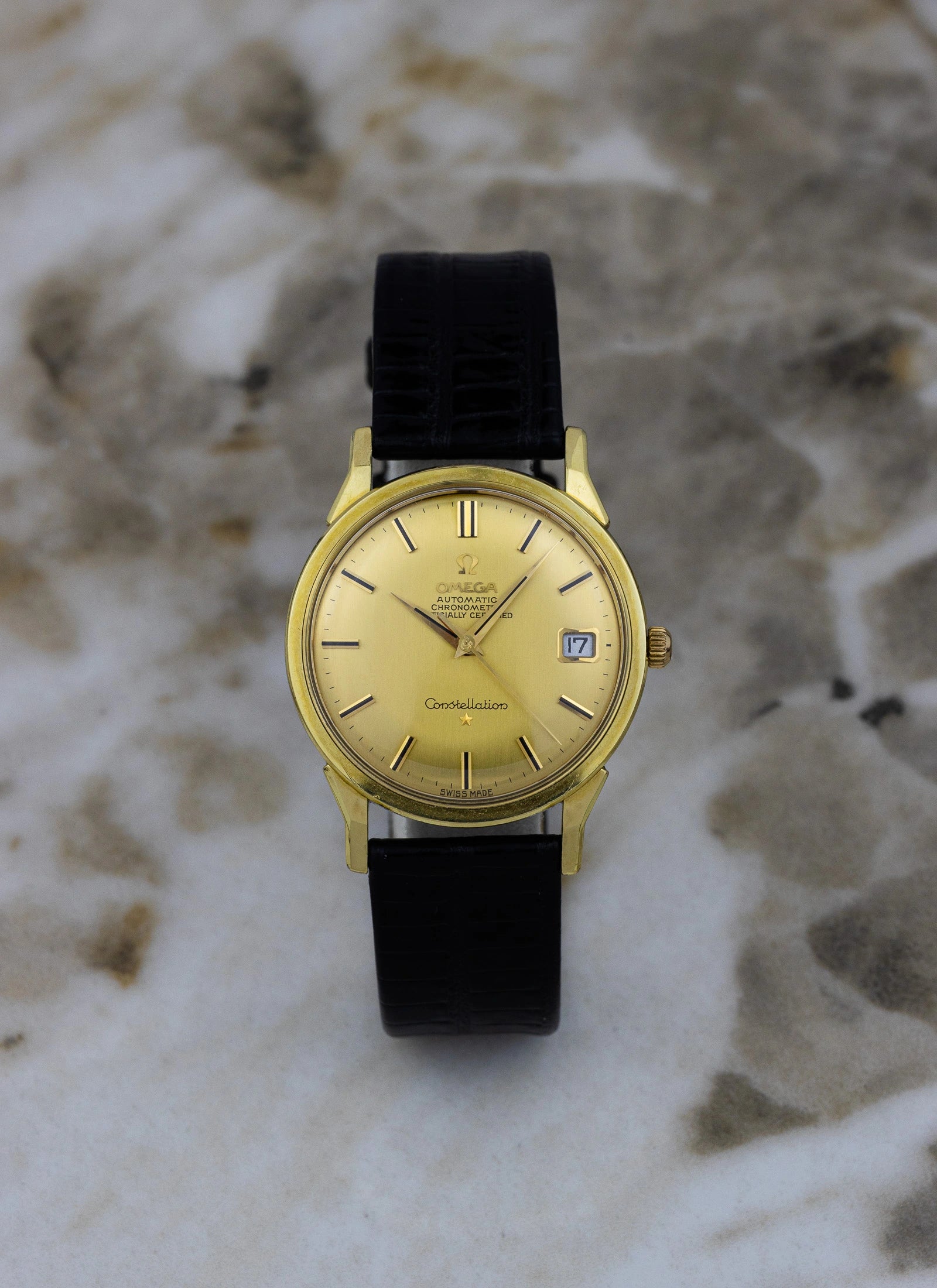 1963 Omega Constellation Dog Legs Gold Cap 168.005 cal. 561