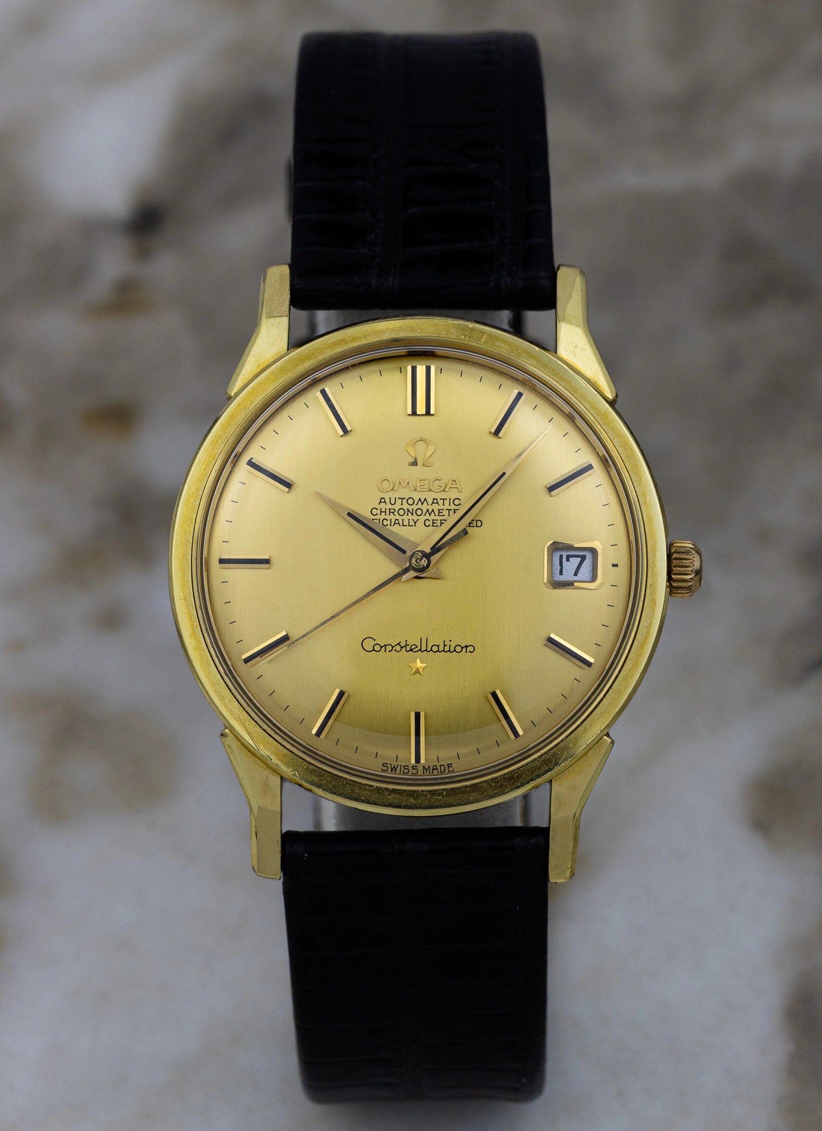 1963 Omega Constellation Dog Legs Gold Cap 168.005 cal. 561
