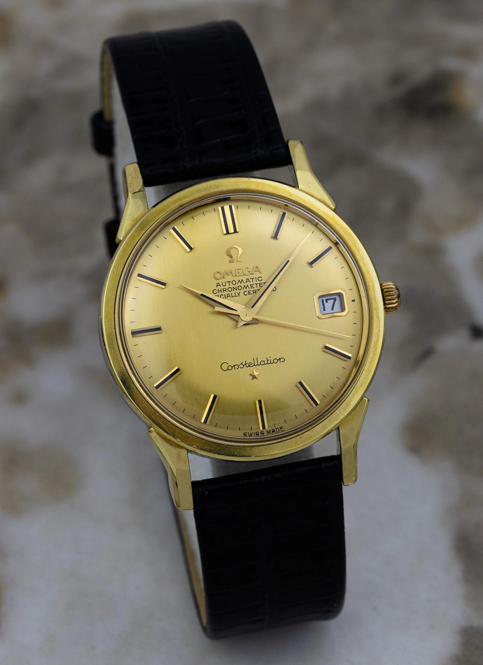 1963 Omega Constellation Dog Legs Gold Cap 168.005 cal. 561