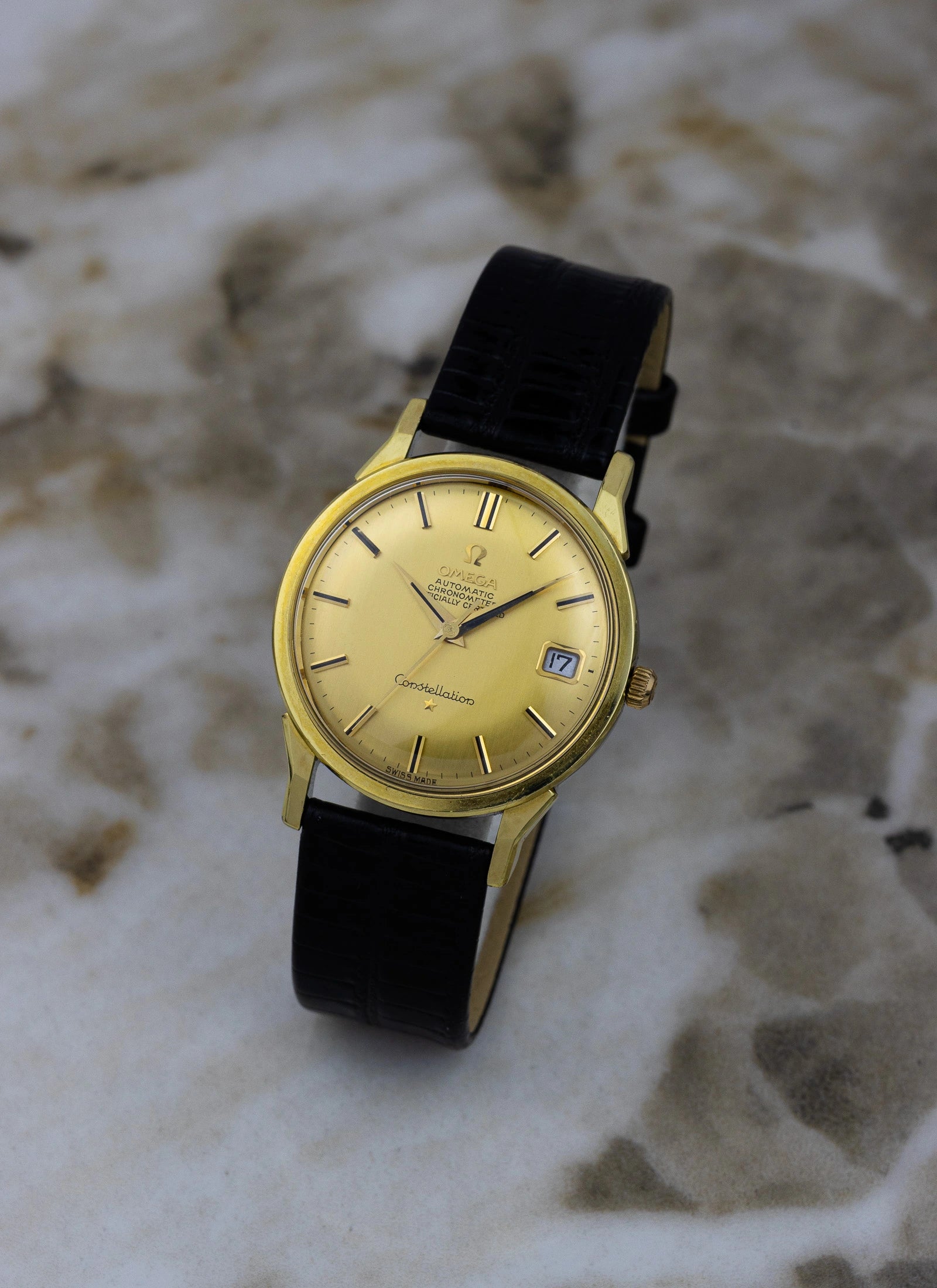 1963 Omega Constellation Dog Legs Gold Cap 168.005 cal. 561