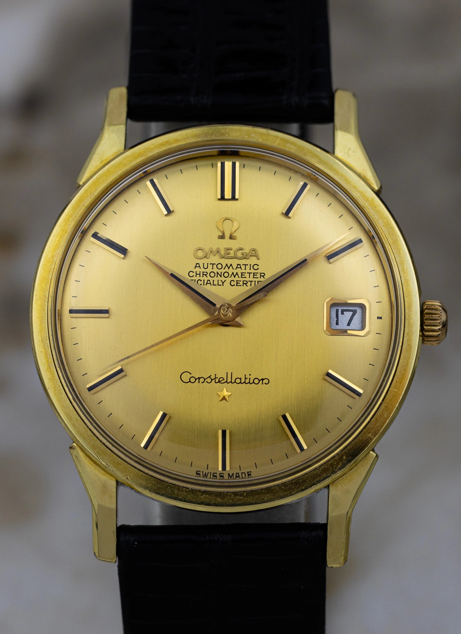 1963 Omega Constellation Dog Legs Gold Cap 168.005 cal. 561