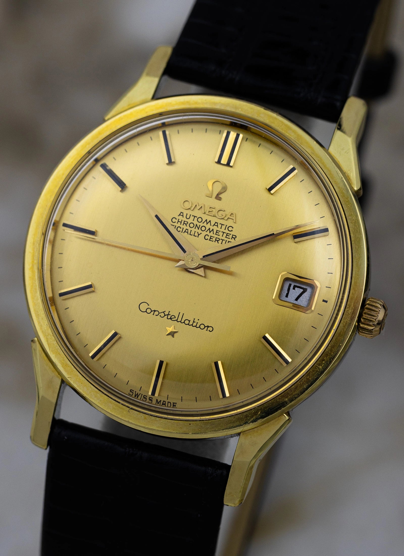 1963 Omega Constellation Dog Legs Gold Cap 168.005 cal. 561