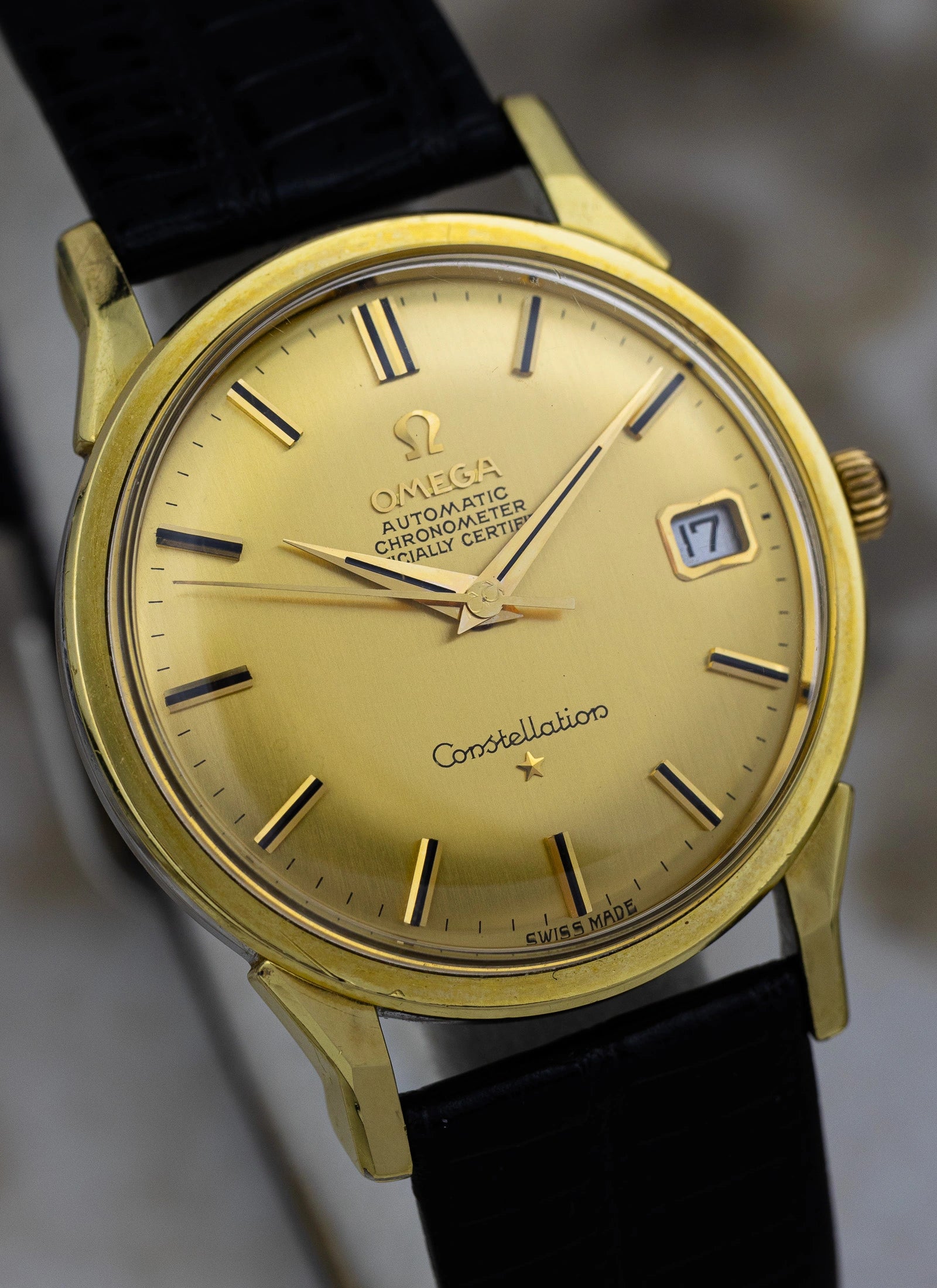 1963 Omega Constellation Dog Legs Gold Cap 168.005 cal. 561
