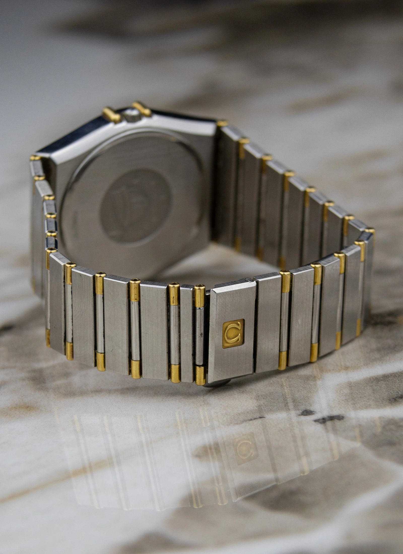 1991 Omega Constellation Manhattan Day-Date 398.0869 cal.