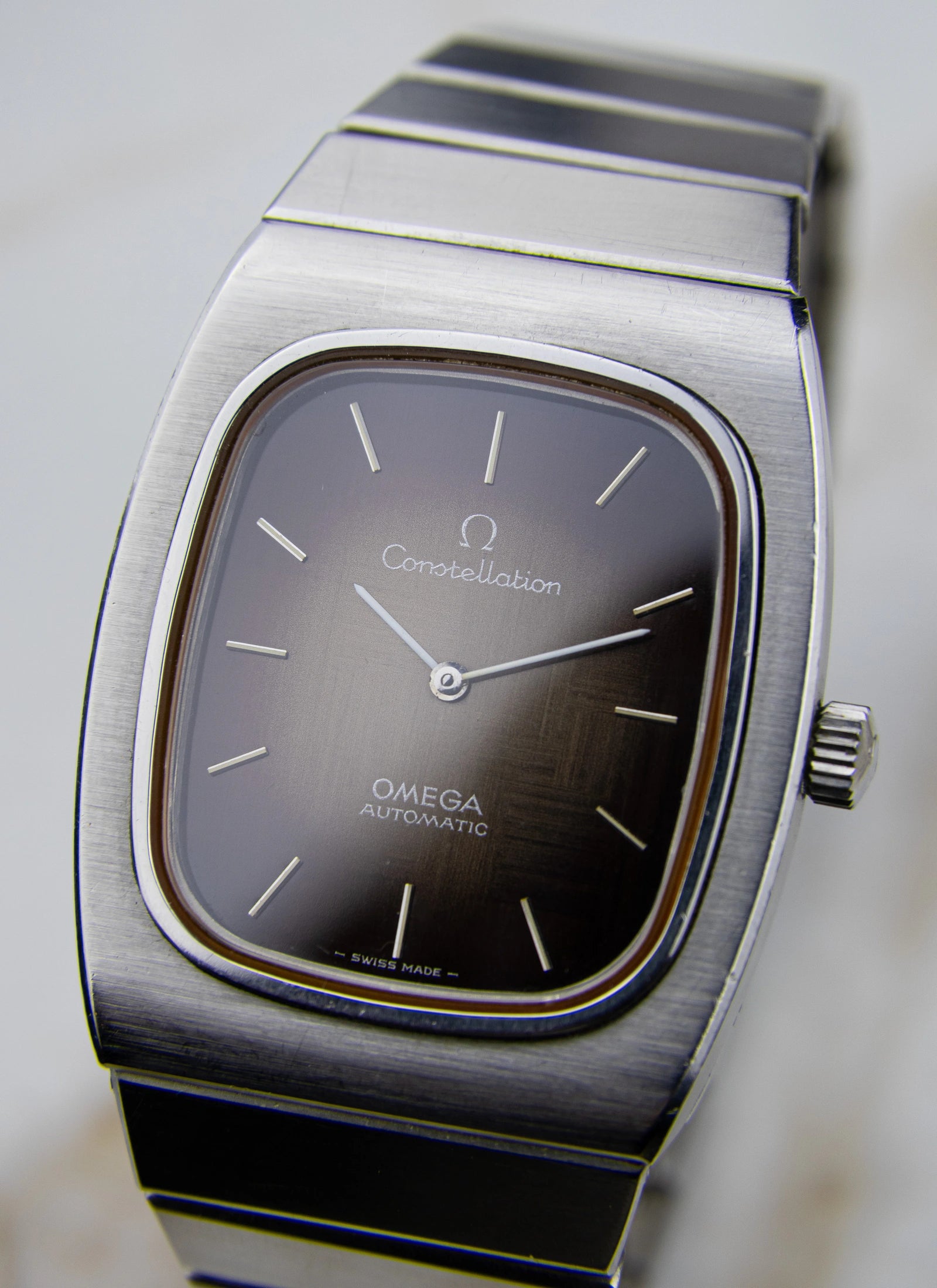1974 Omega Constellation 155.022 cal. 711 Brown Mosaic Dial