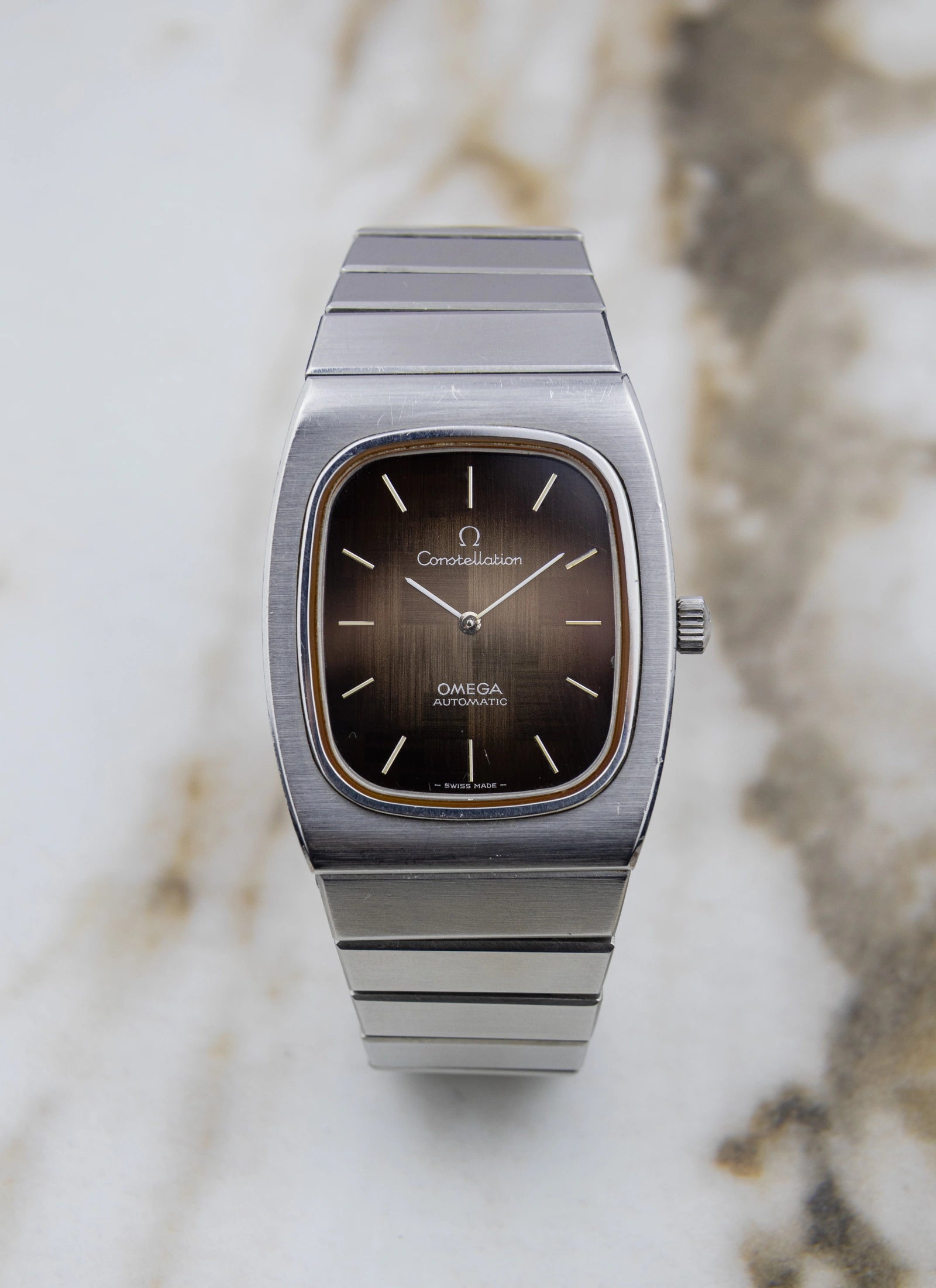 1974 Omega Constellation 155.022 cal. 711 Brown Mosaic Dial