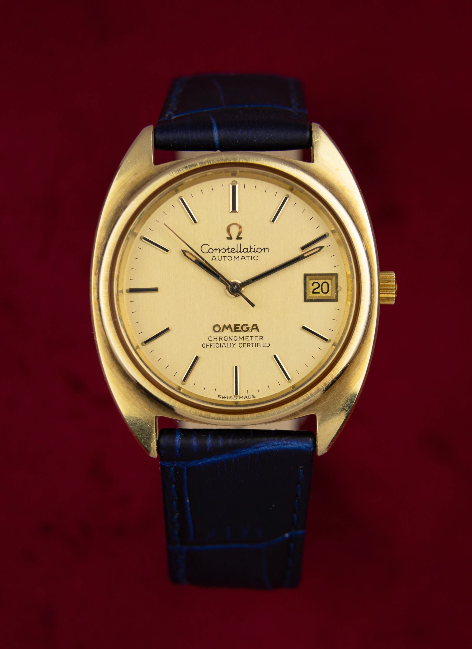 1973 Omega Constellation C-shaped 168.0056 cal. 1011 Goldcap