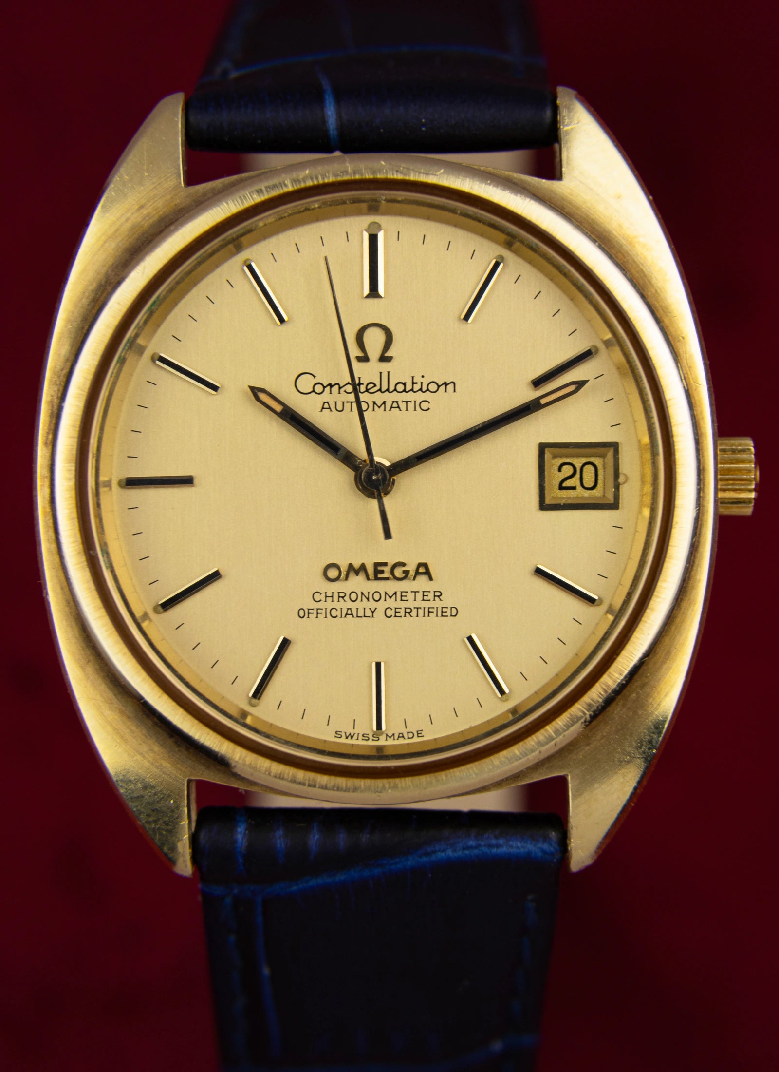 1973 Omega Constellation C-shaped 168.0056 cal. 1011 Goldcap