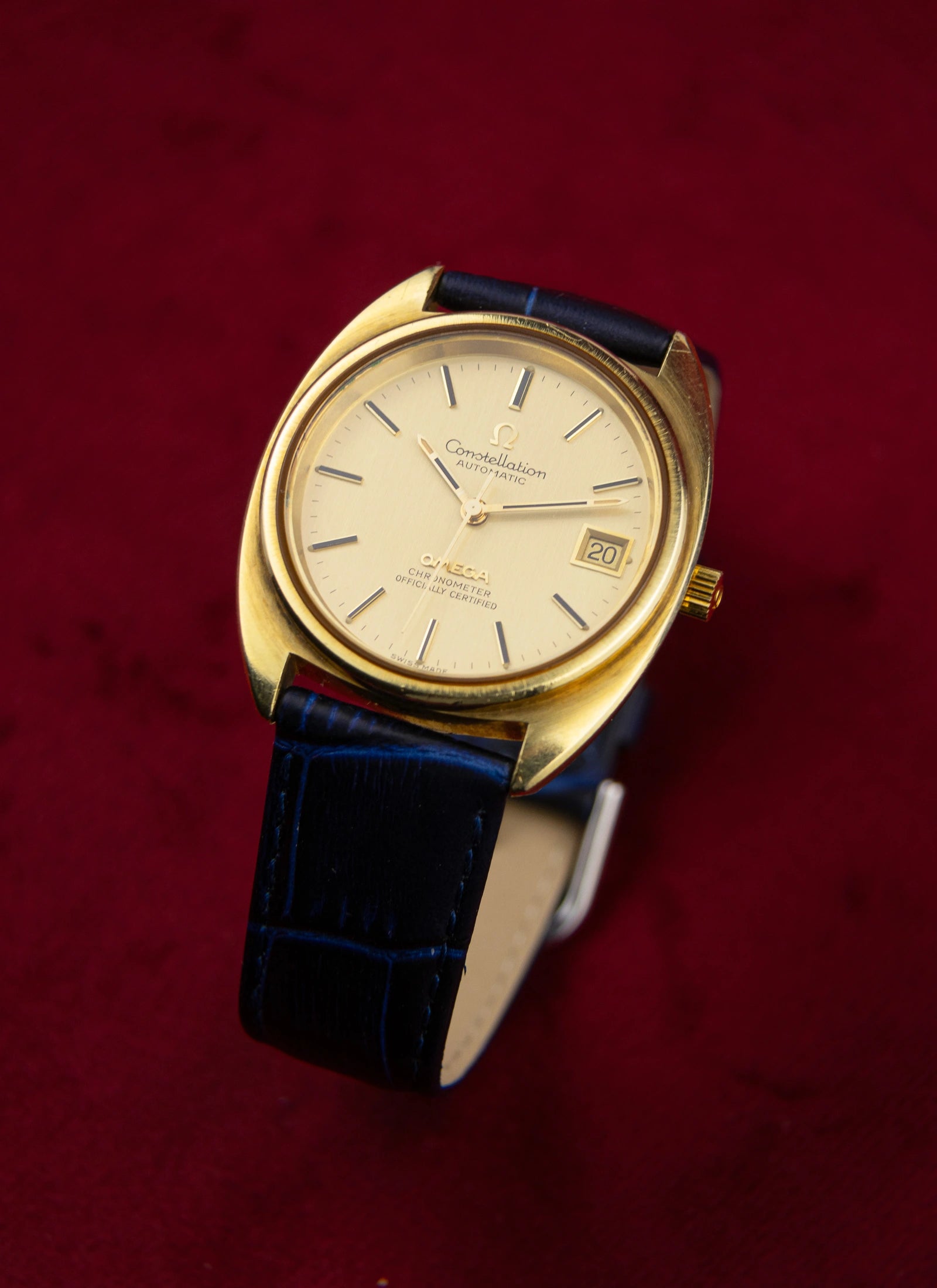 1973 Omega Constellation C-shaped 168.0056 cal. 1011 Goldcap