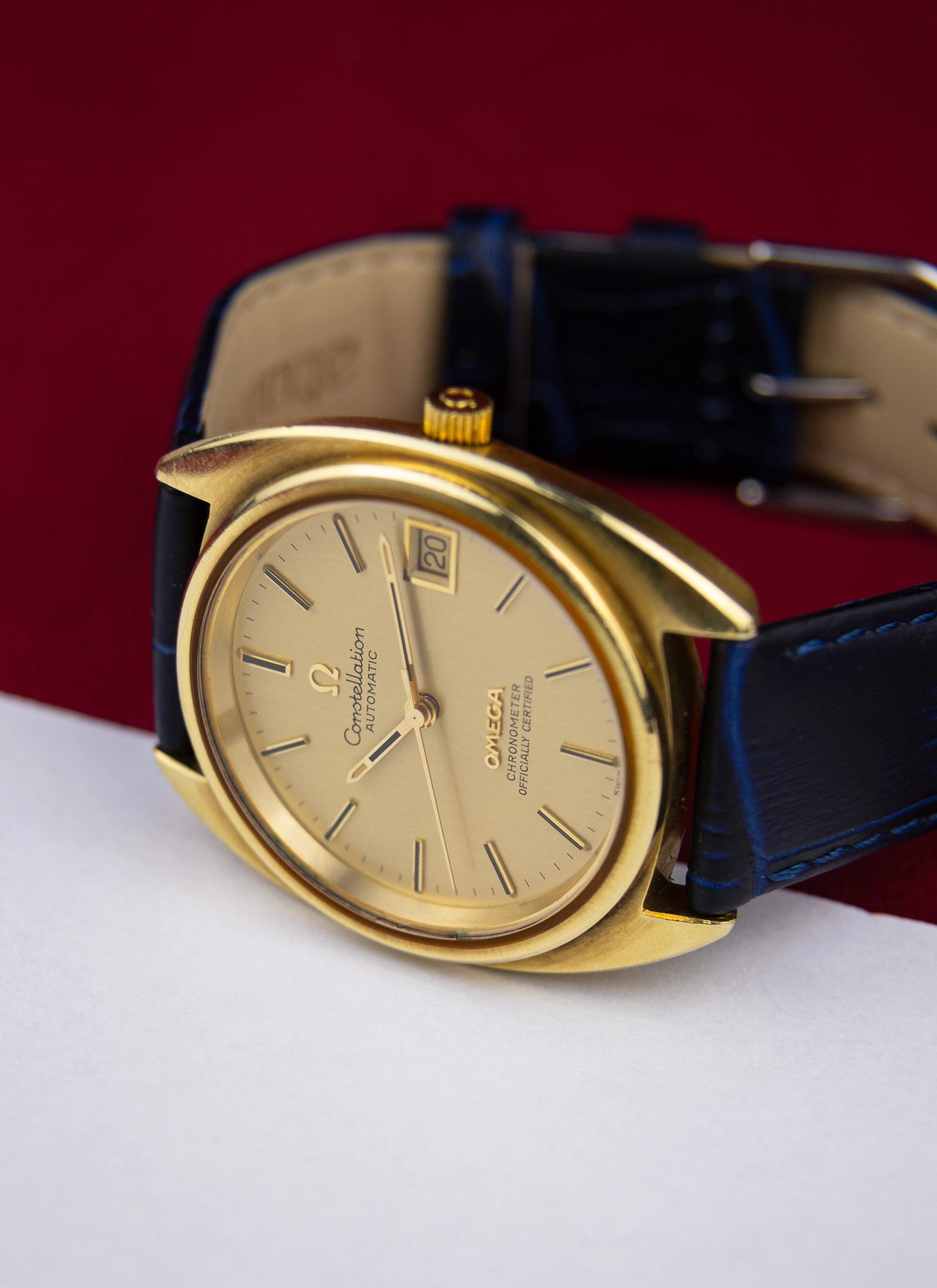1973 Omega Constellation C-shaped 168.0056 cal. 1011 Goldcap