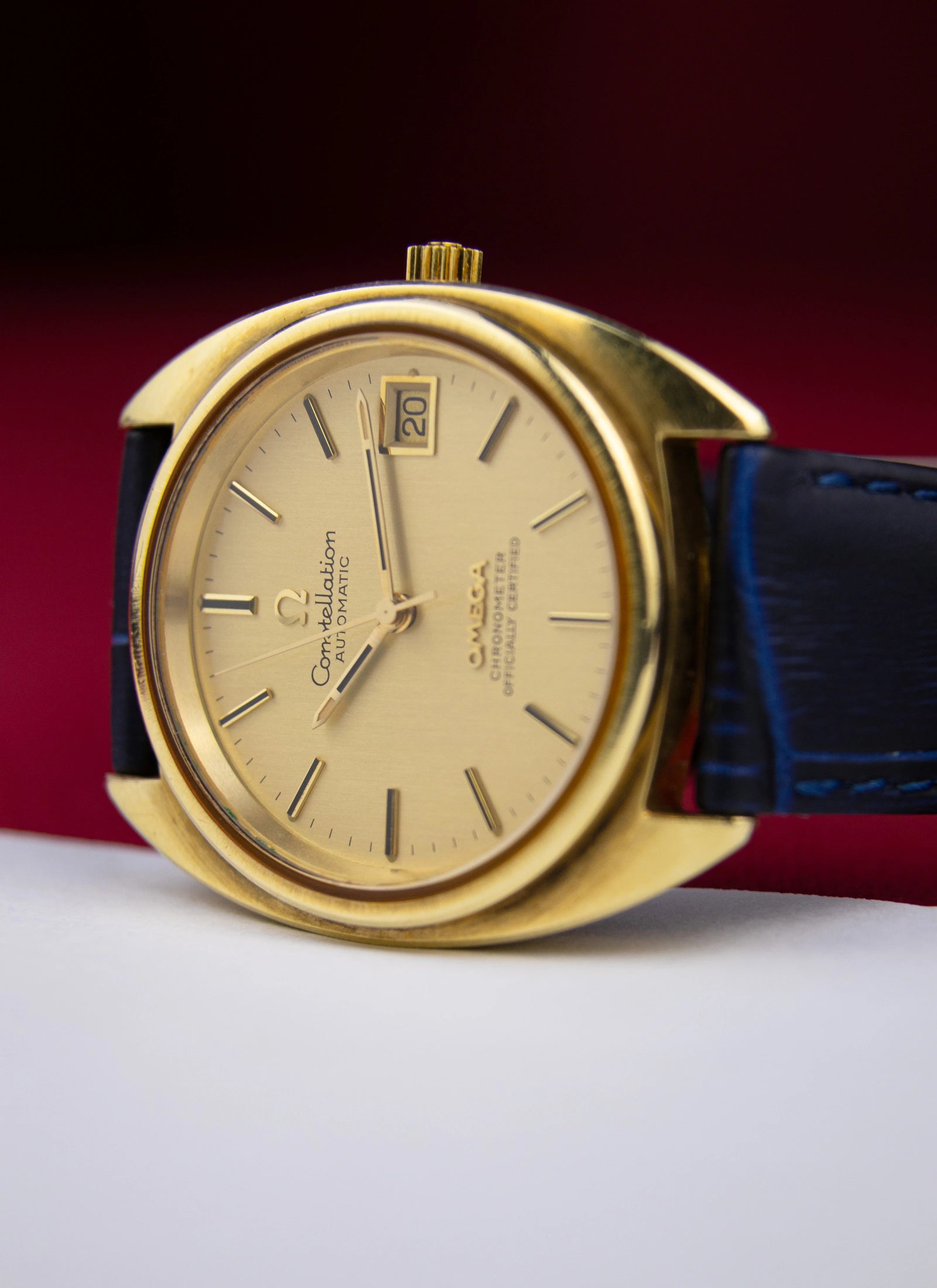 1973 Omega Constellation C-shaped 168.0056 cal. 1011 Goldcap