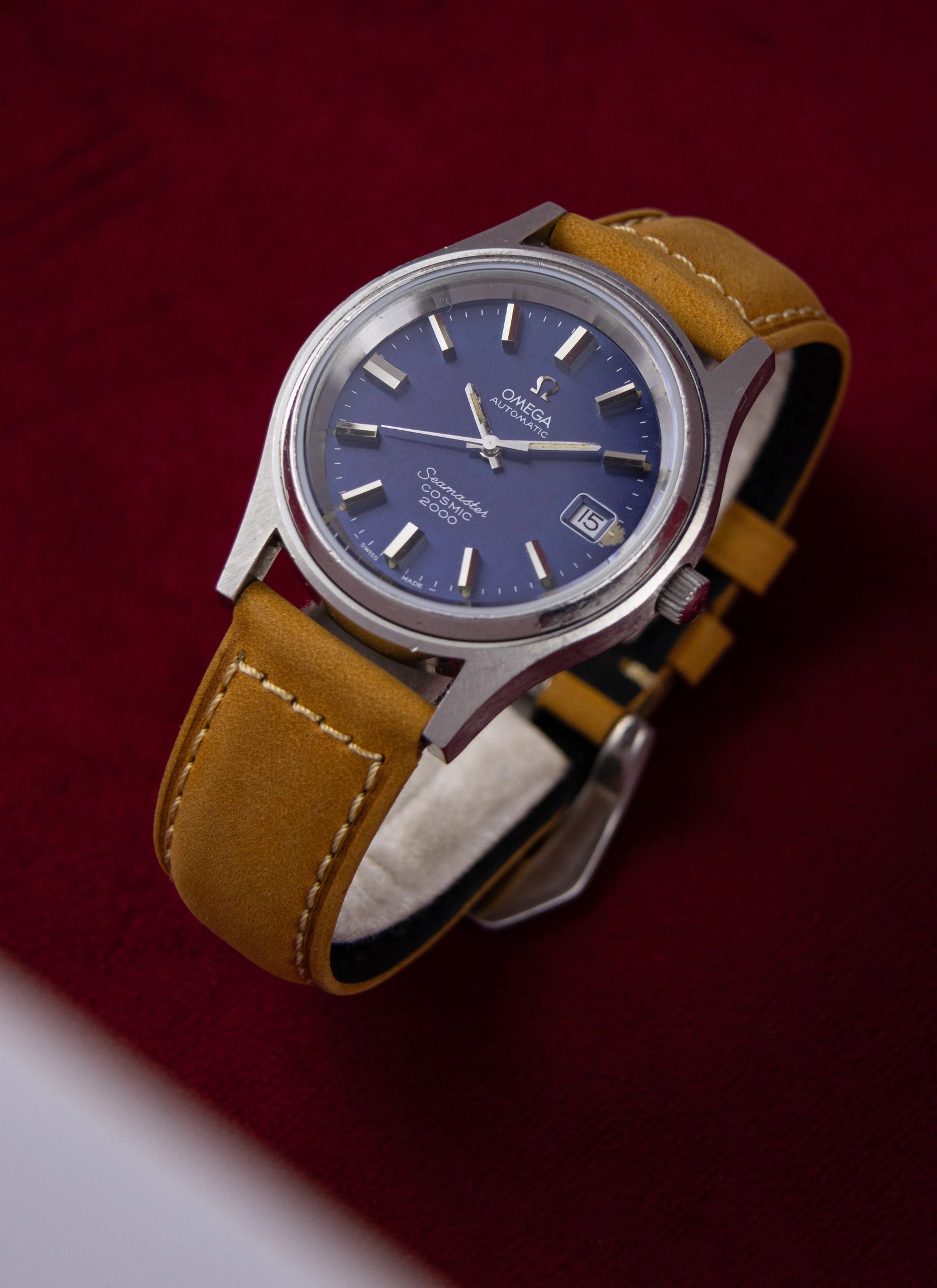 1971 Omega Cosmic 2000 Blue Dial 166.0128 cal. 1012