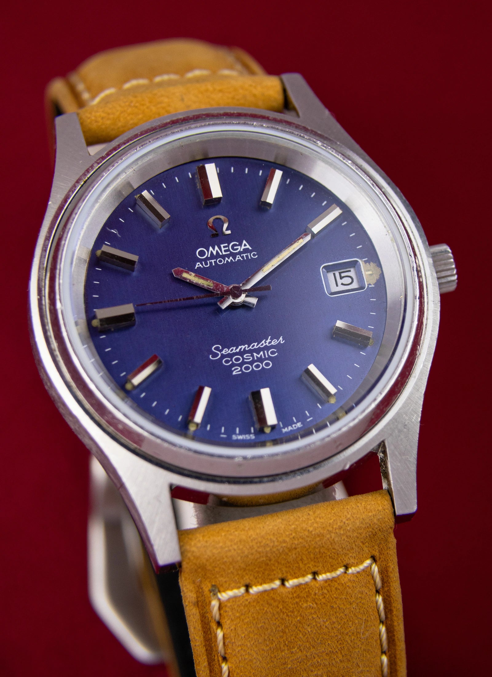 1971 Omega Cosmic 2000 Blue Dial 166.0128 cal. 1012