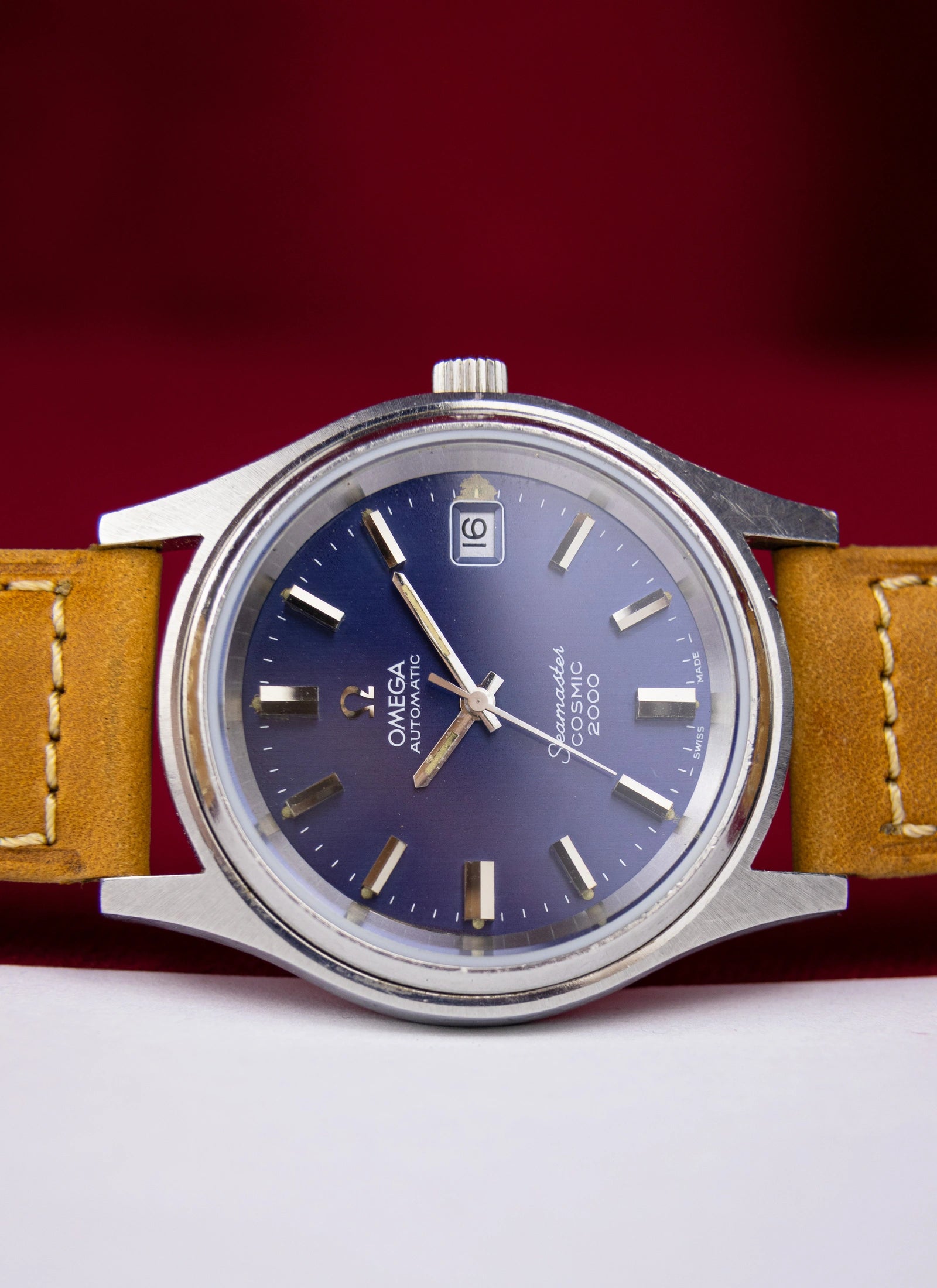 1971 Omega Cosmic 2000 Blue Dial 166.0128 cal. 1012