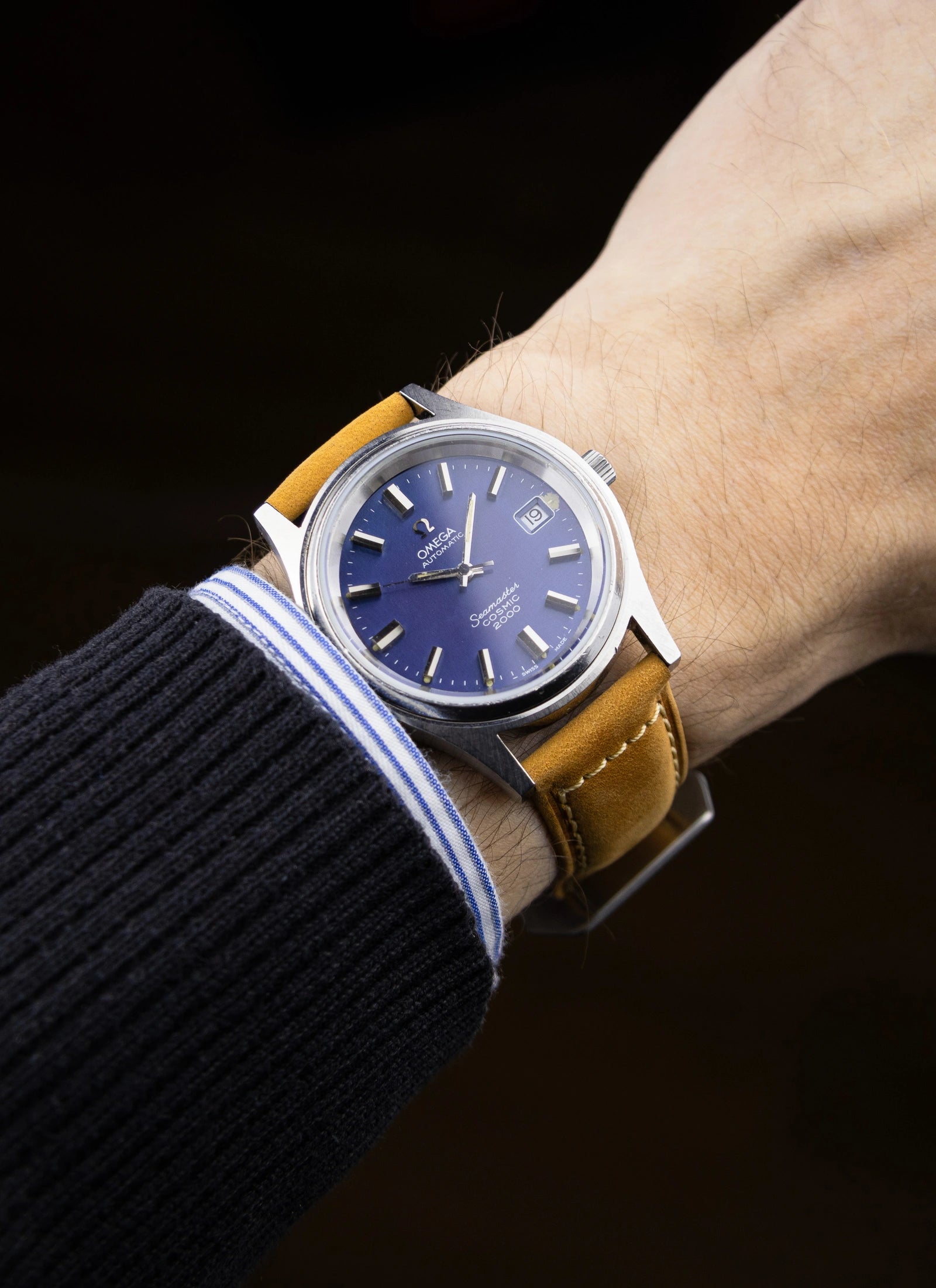 1971 Omega Cosmic 2000 Blue Dial 166.0128 cal. 1012