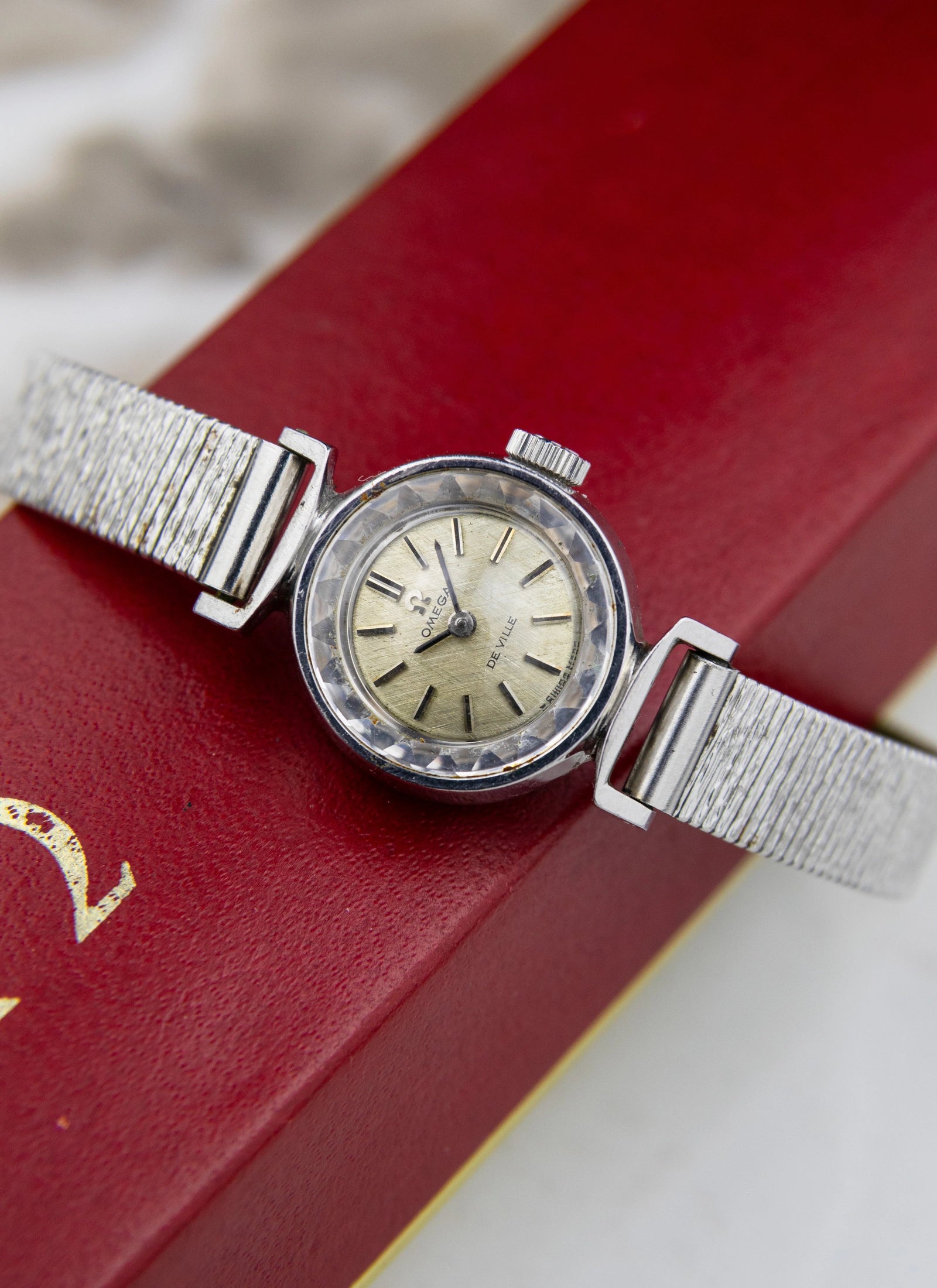 1969 Ladies Omega De Ville Cocktail Watch Grey Dial 511.254 cal. 485