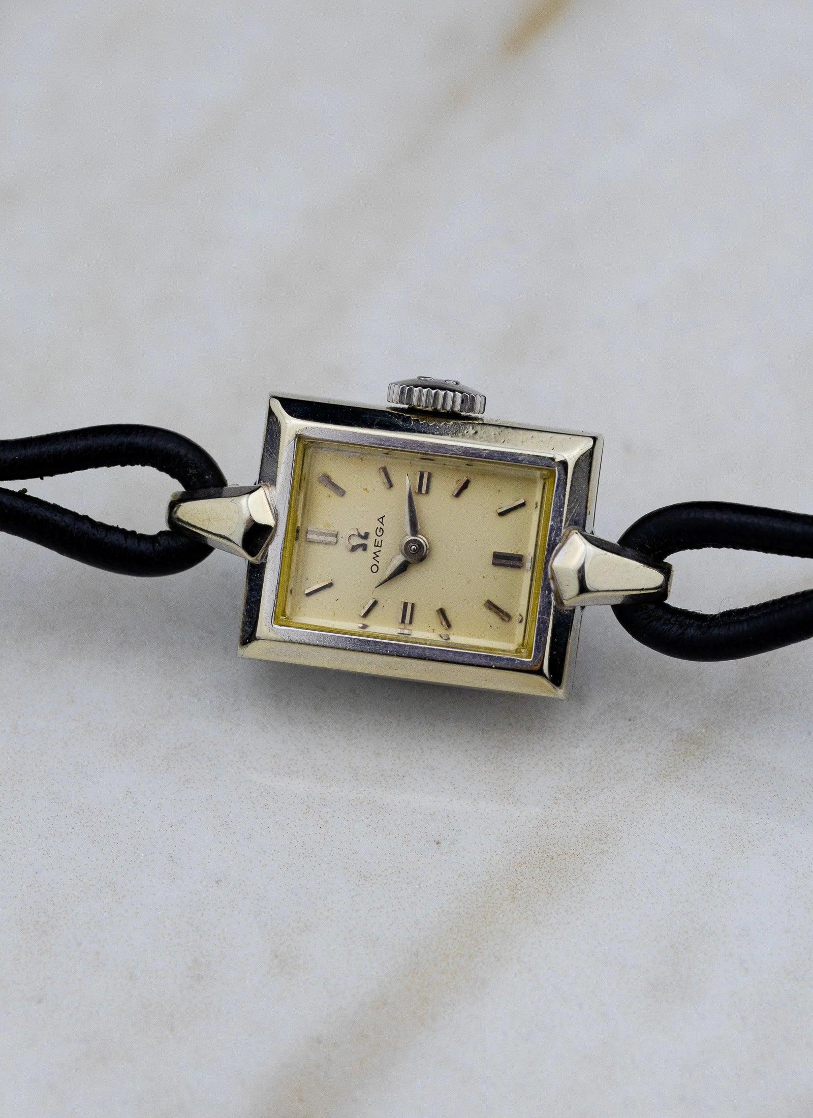 1959 18K White Gold Plated Omega Lady ref. A5267 Cal. 482